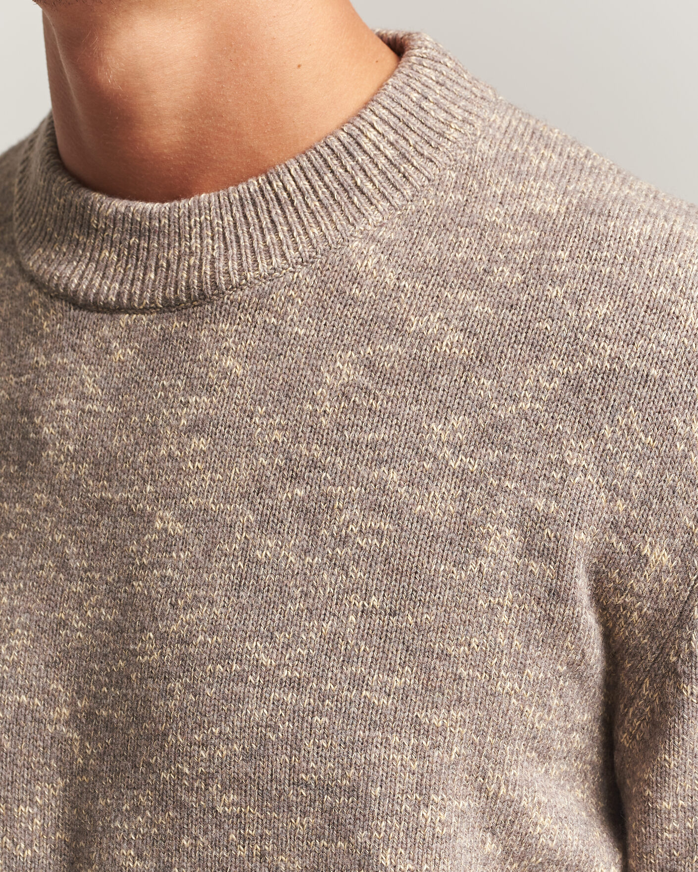 Heren | Truien | Sunflower | Moon Merino Sweater Sand