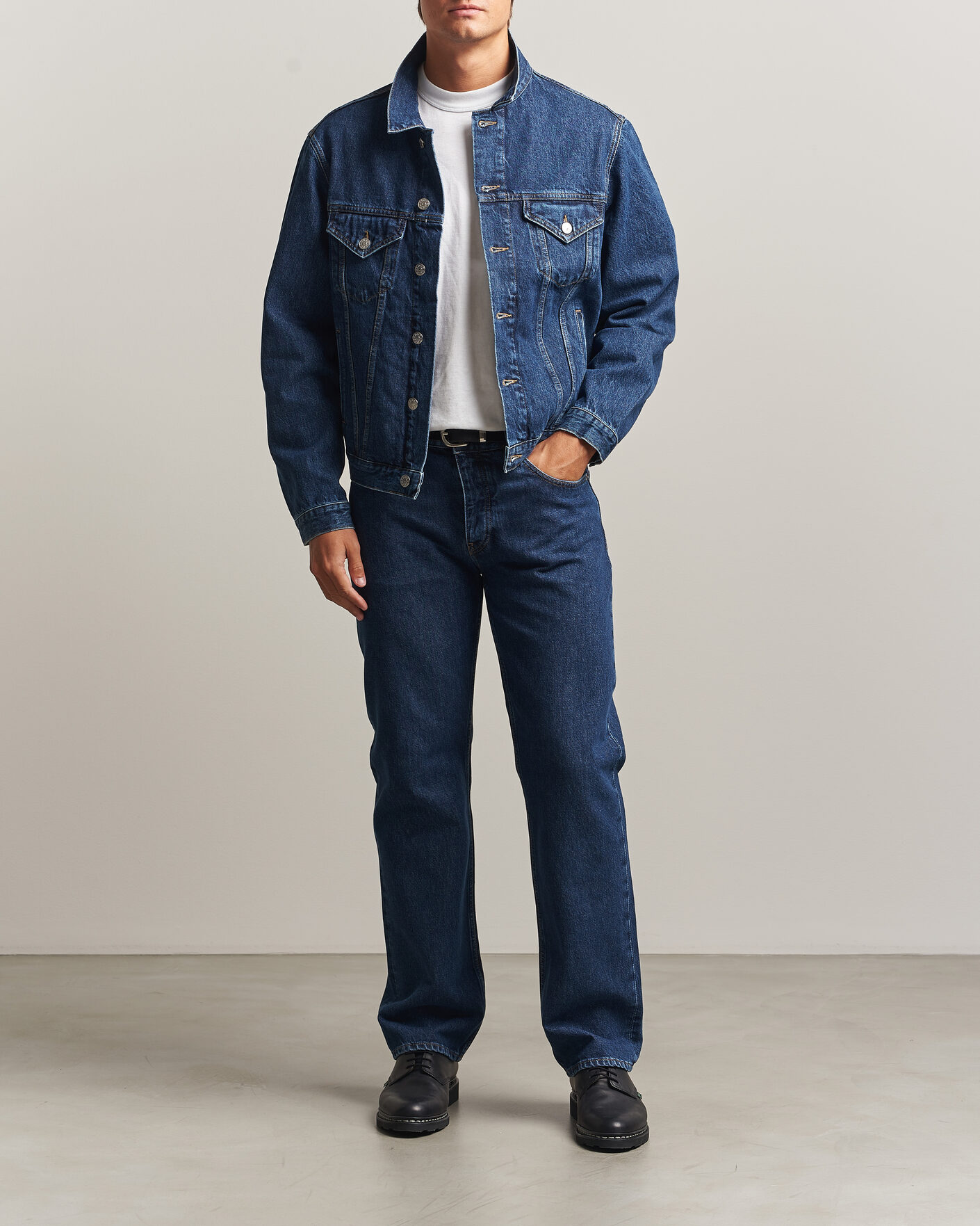 Heren | Jeans | Sunflower | Low Straight Jeans Blue Wash