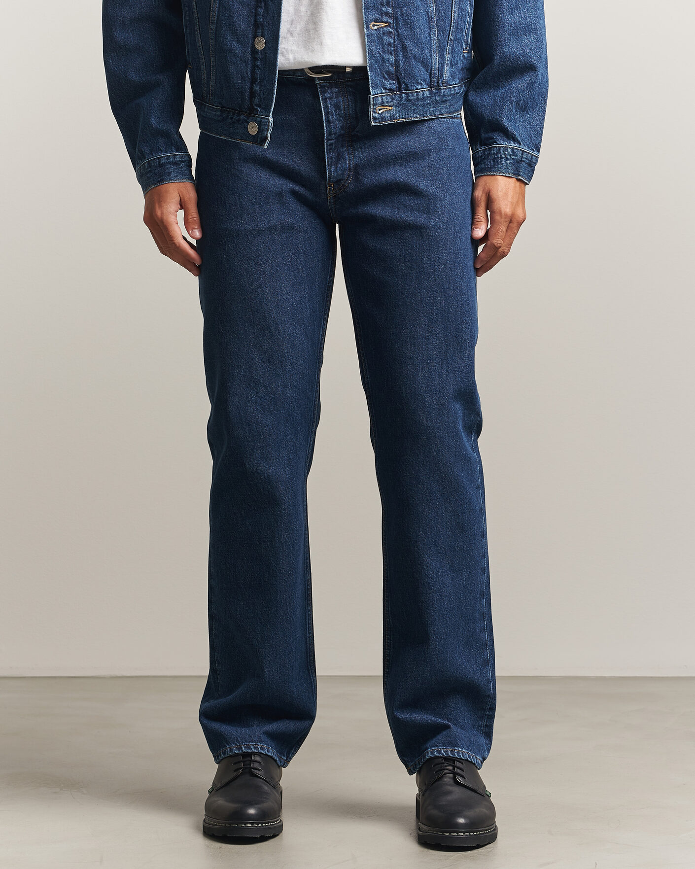 Heren | Jeans | Sunflower | Low Straight Jeans Blue Wash