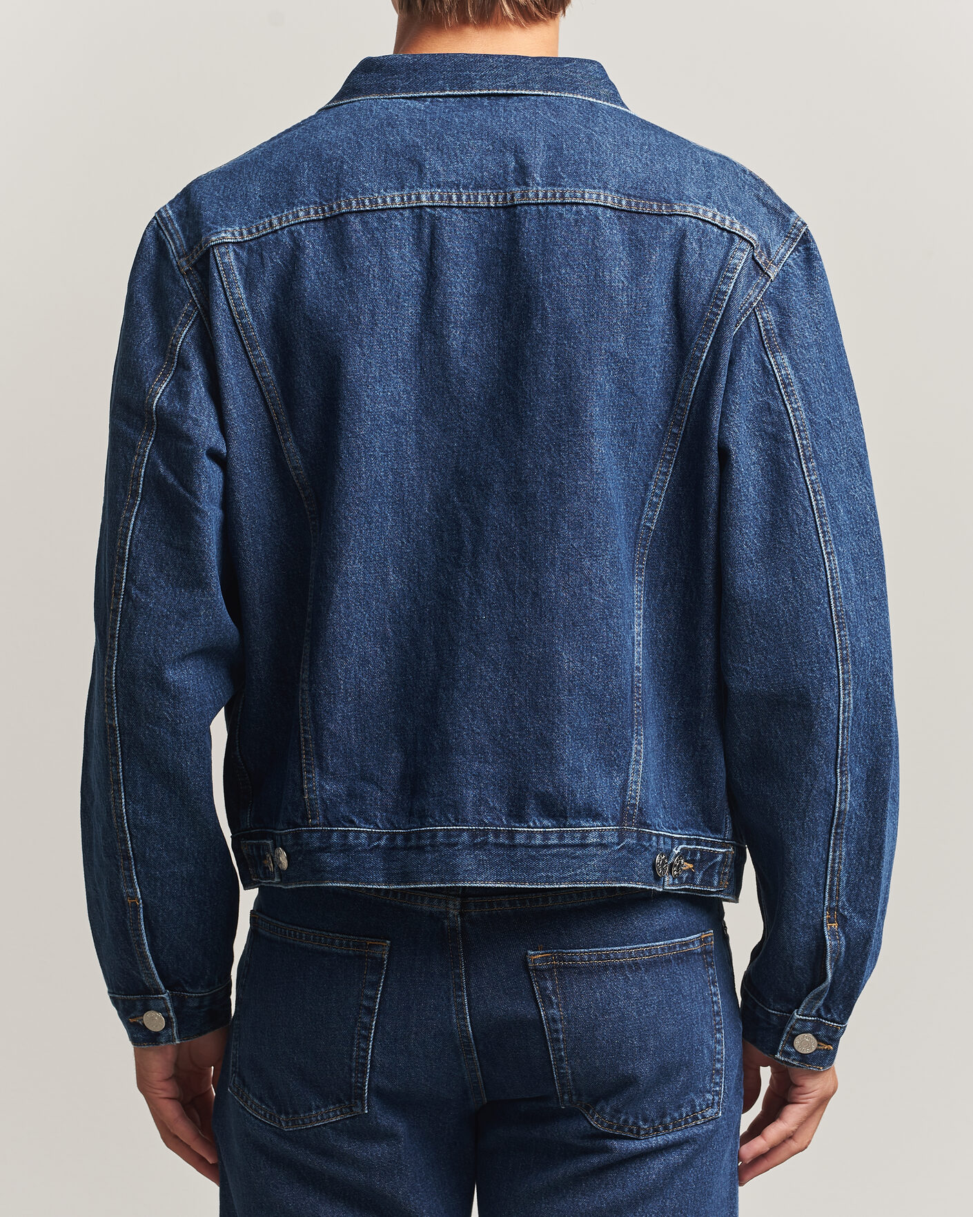 Heren | Jassen | Sunflower | Trucker Denim Jacket Blue Wash