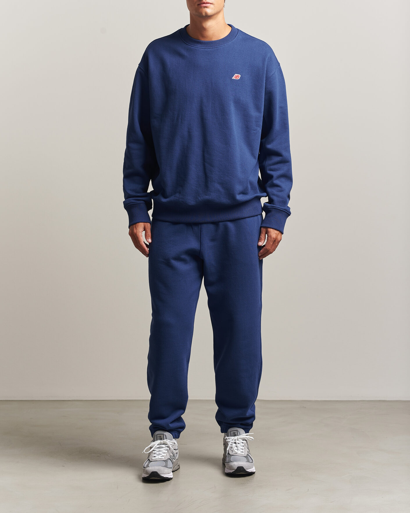 Heren | Truien | New Balance Made In US & UK | New Balance Made in Made In USA Core Sweatshirt Blue Oyster