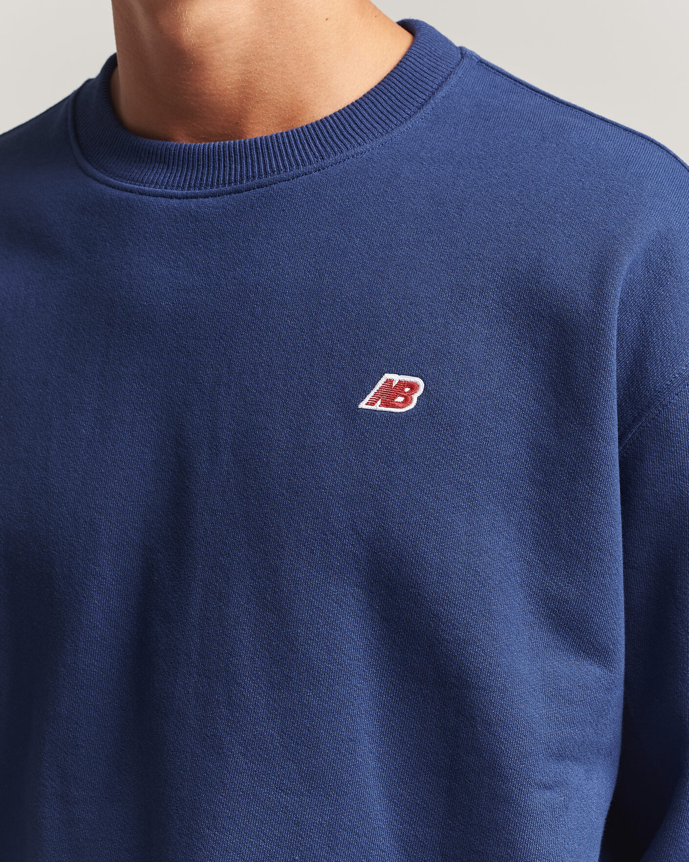 Heren | Truien | New Balance Made In US & UK | New Balance Made in Made In USA Core Sweatshirt Blue Oyster