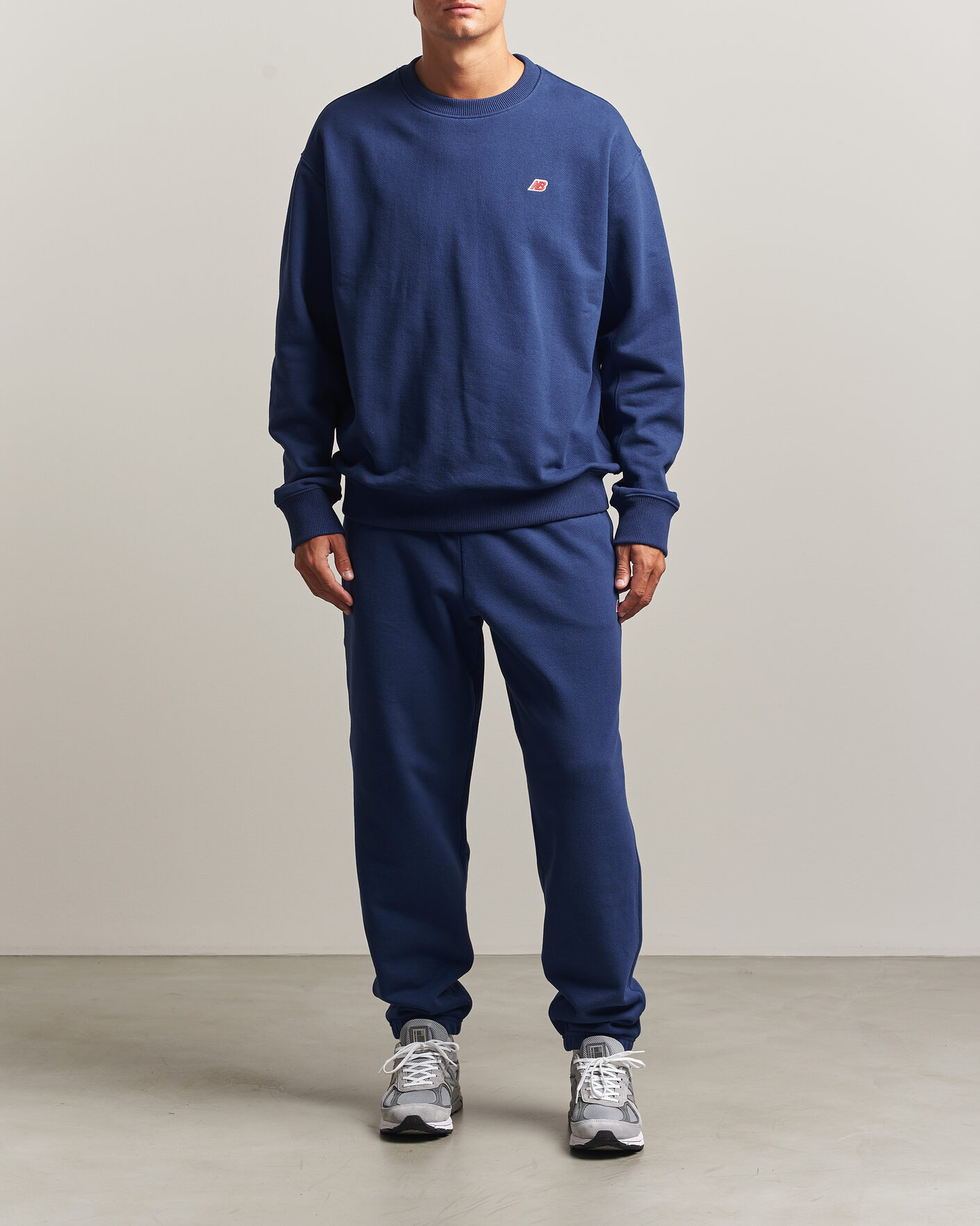 Heren | Broeken | New Balance Made In US & UK | New Balance Made in Made In USA Core Sweatpants Blue Oyster