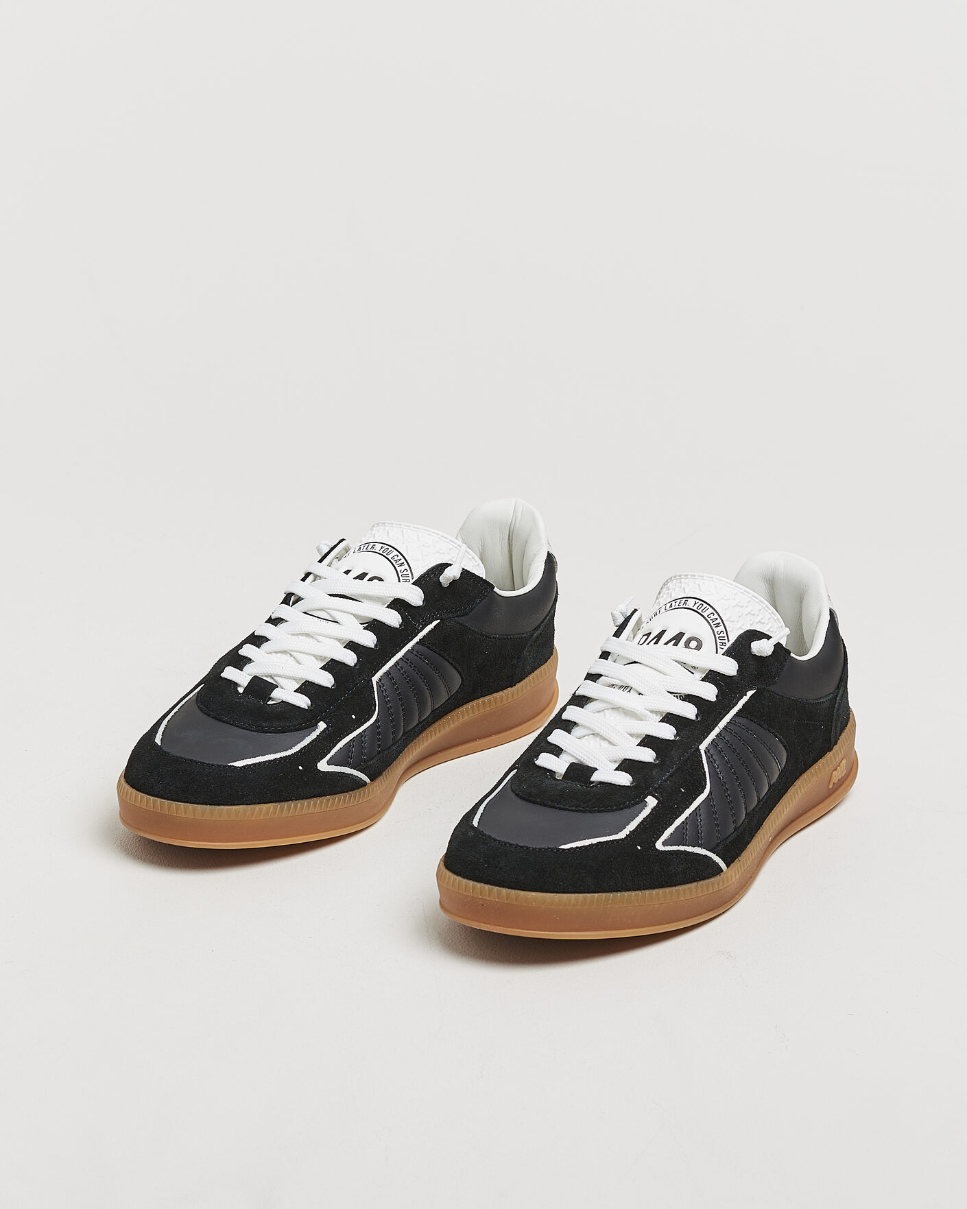 Heren | Sneakers | P448 | Marte Leather/Suede Sneaker Black
