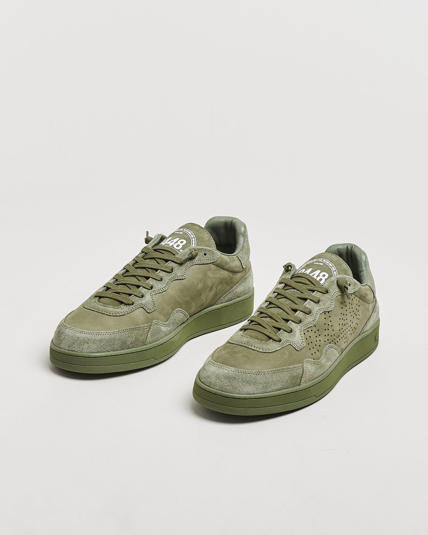 Heren | Sneakers | P448 | Vert Leather Sneaker Army Green