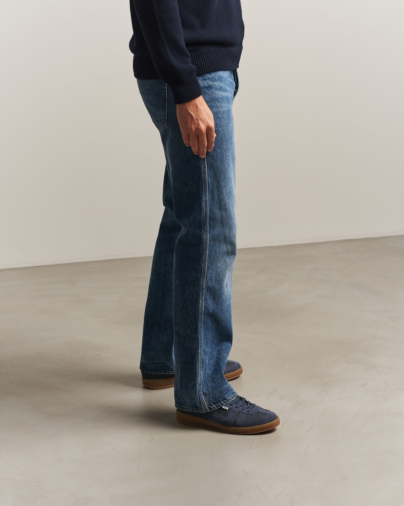Heren | Sneakers | P448 | Monza Suede Sneaker Total Blue