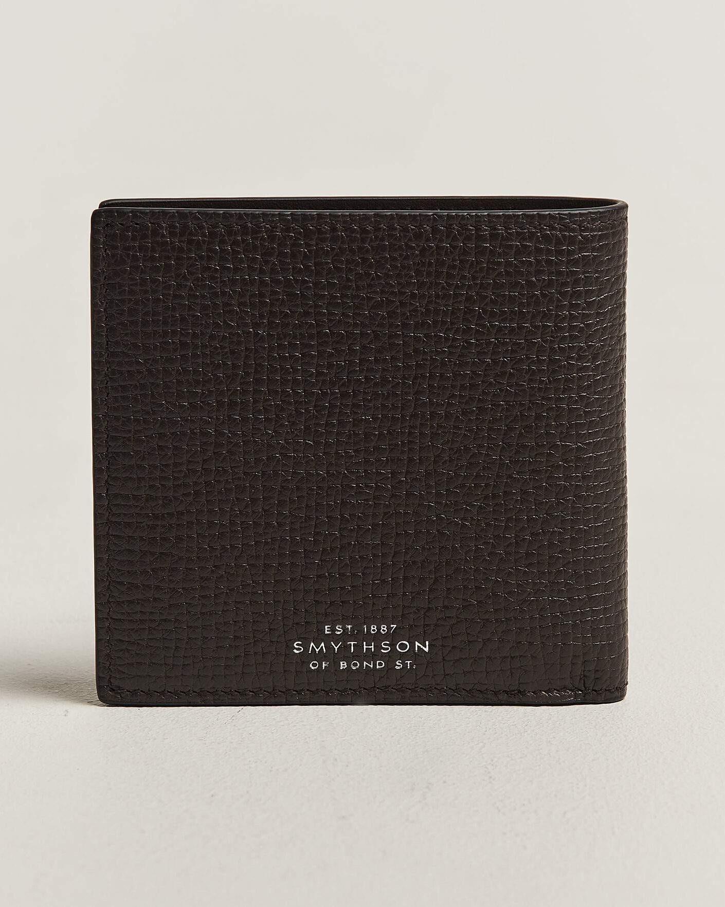 Heren | Portemonnees | Smythson | Ludlow 8 Card Wallet Dark Brown