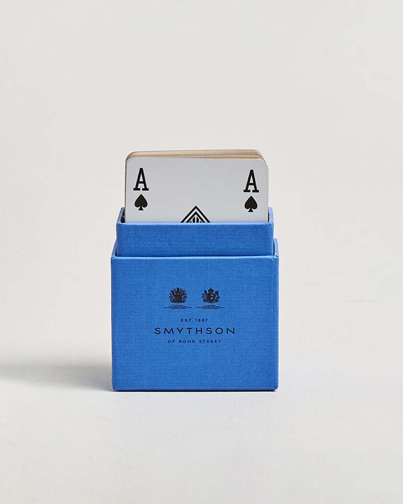 Heren | Thuis | Smythson | Playing Card Nile Blue