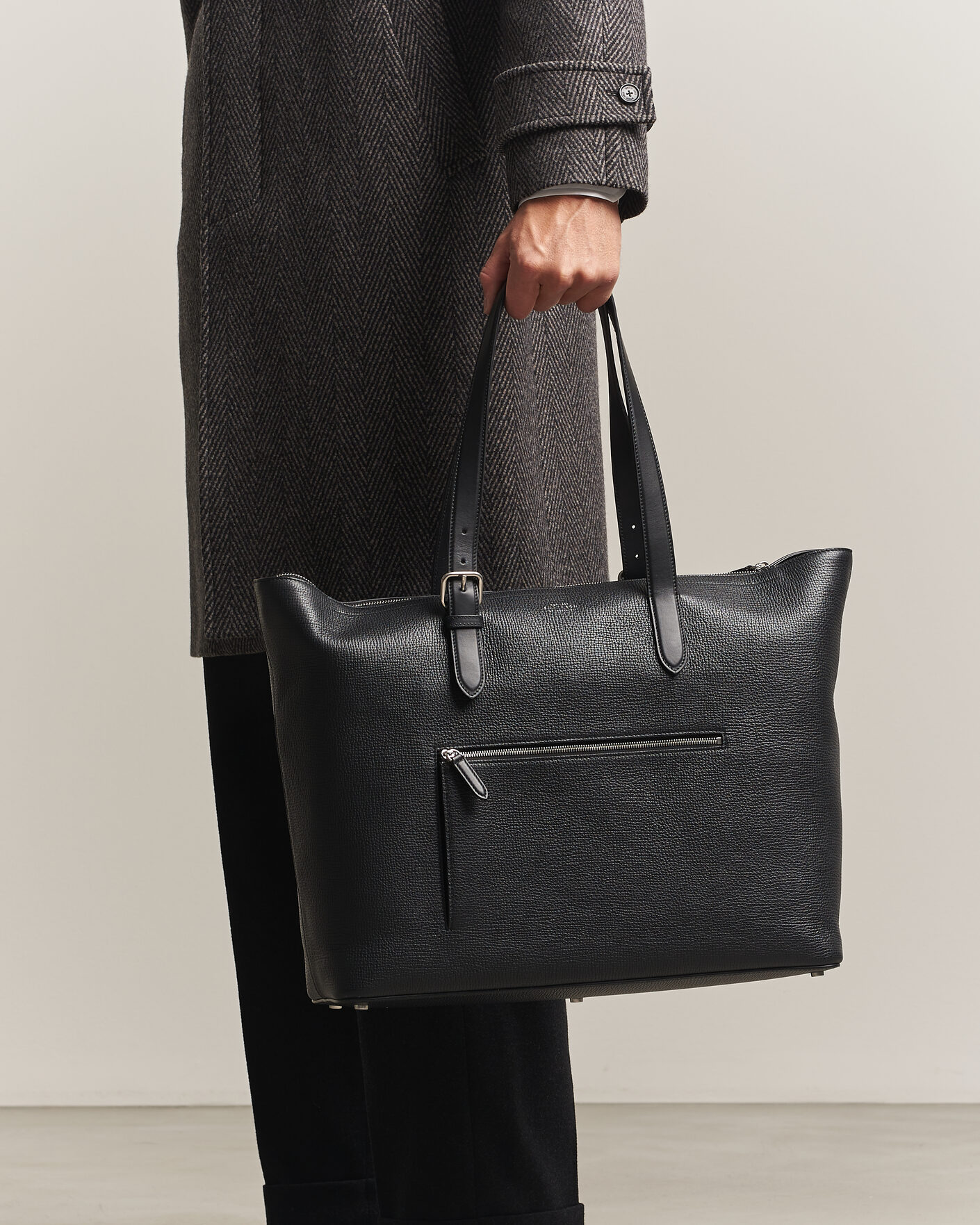 Heren | Tassen | Smythson | Ludlow Travel Tote Black