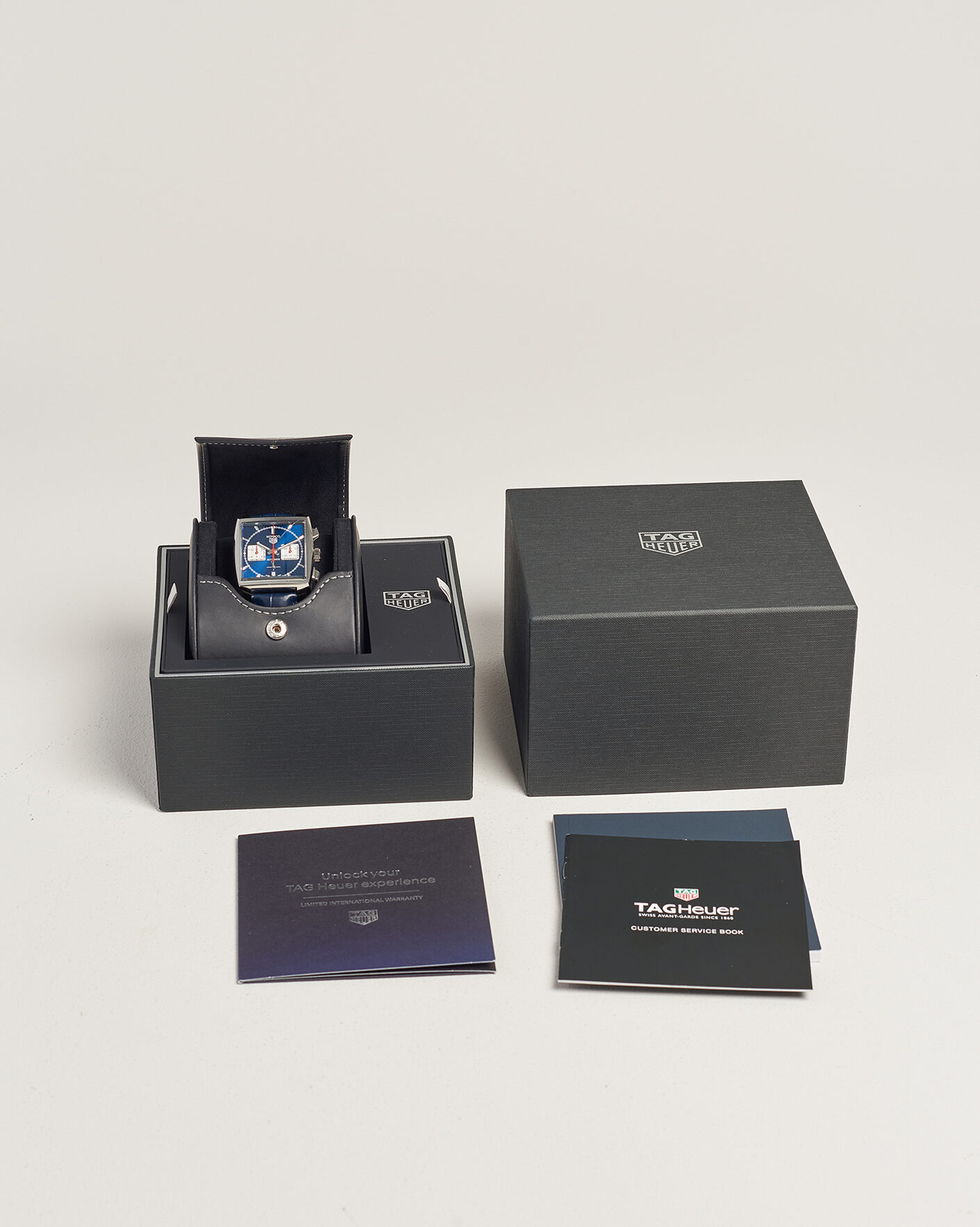 Heren | Tag Heuer Pre-Owned Monaco Caliber 02 | Tag Heuer Pre-Owned | Monaco Caliber 02