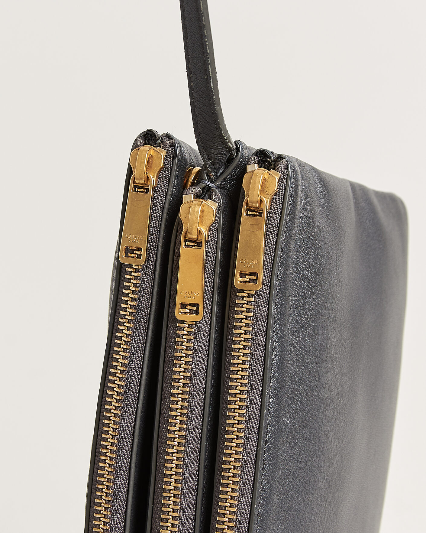Heren | Pre-Owned & Vintage Bags | Celine Pre-Owned | Trio Bag Small Grey
