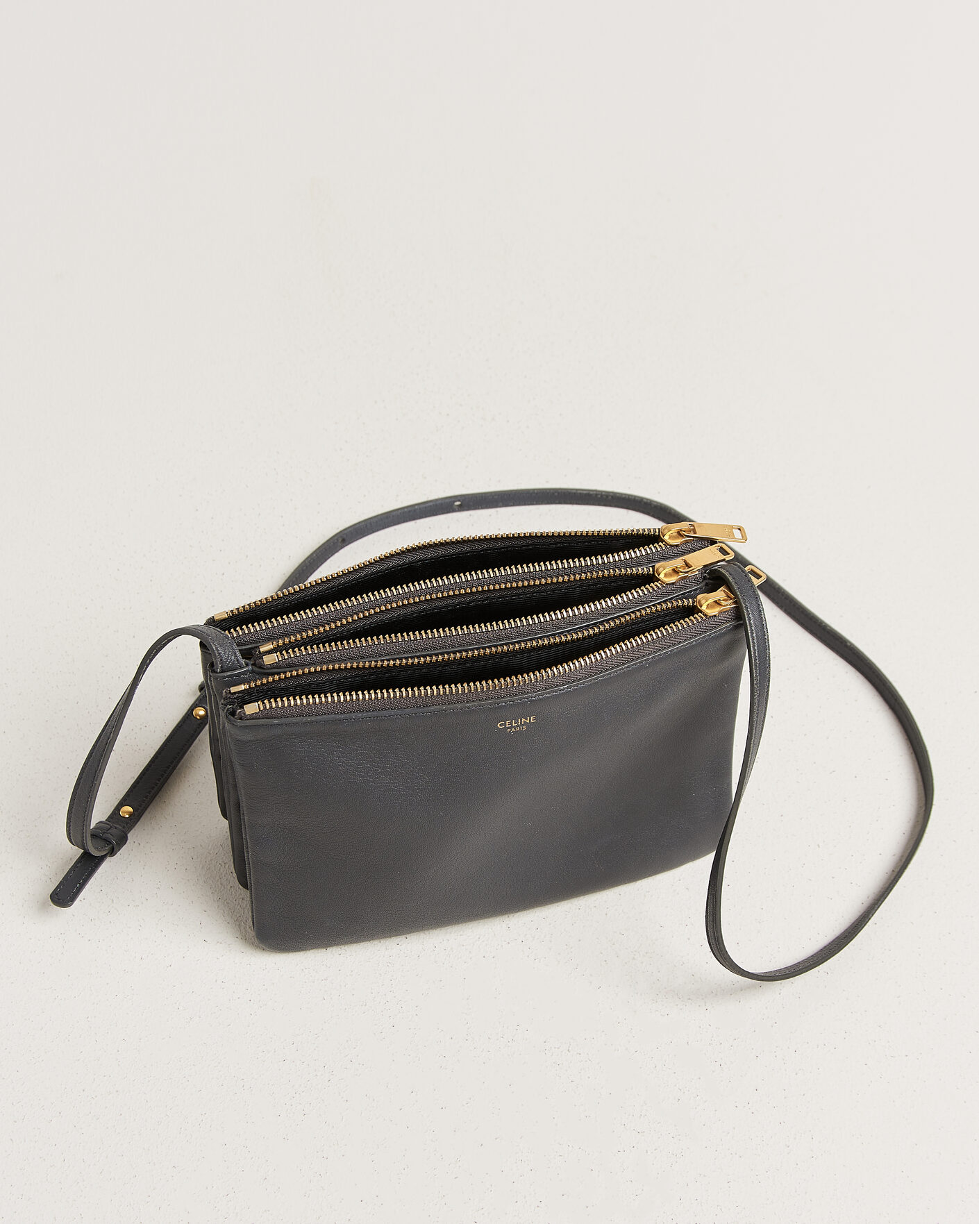 Heren | Pre-Owned & Vintage Bags | Celine Pre-Owned | Trio Bag Small Grey