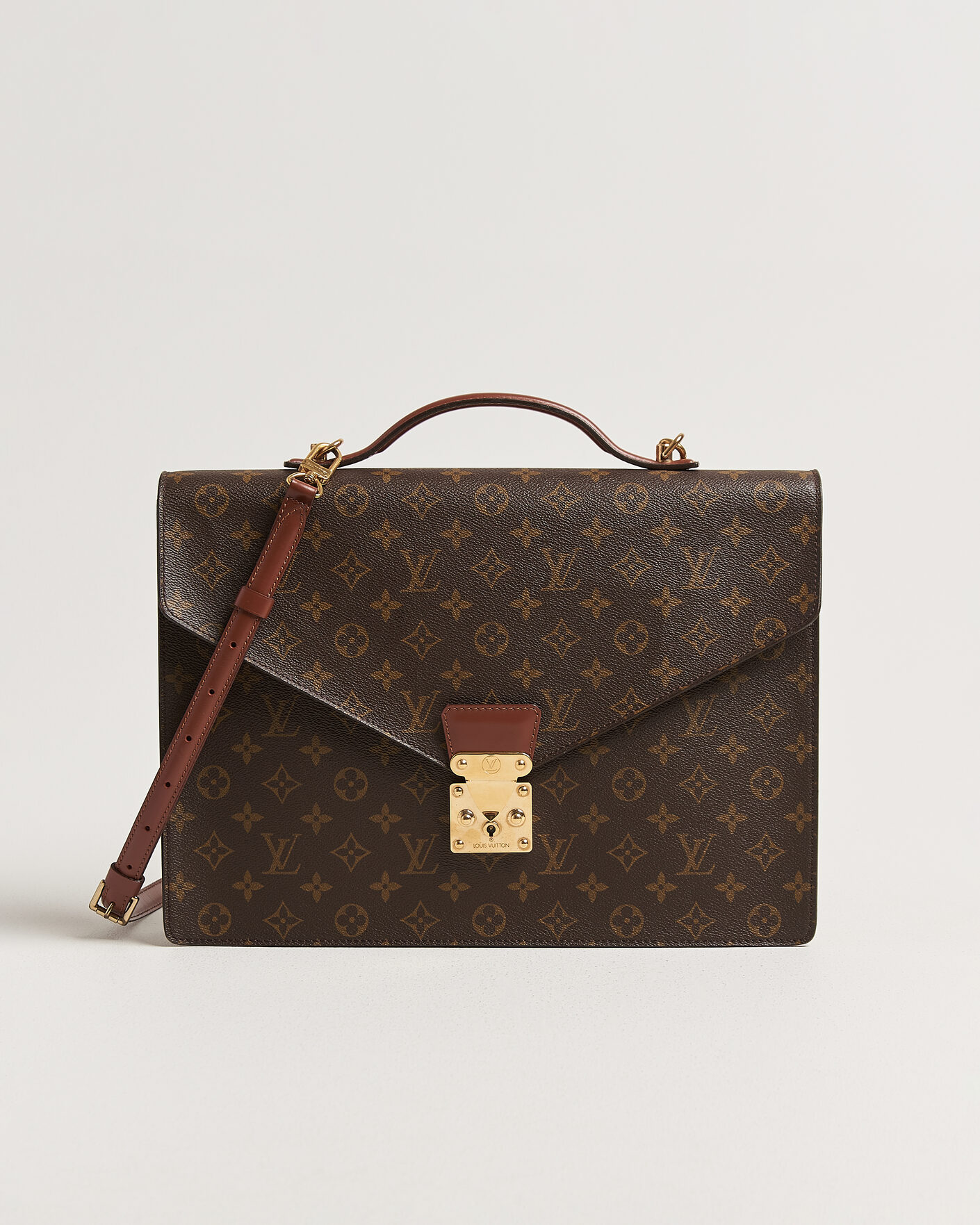 Heren | Pre-Owned & Vintage Bags | Louis Vuitton Pre-Owned | Porte Document Bandouliére Monogram