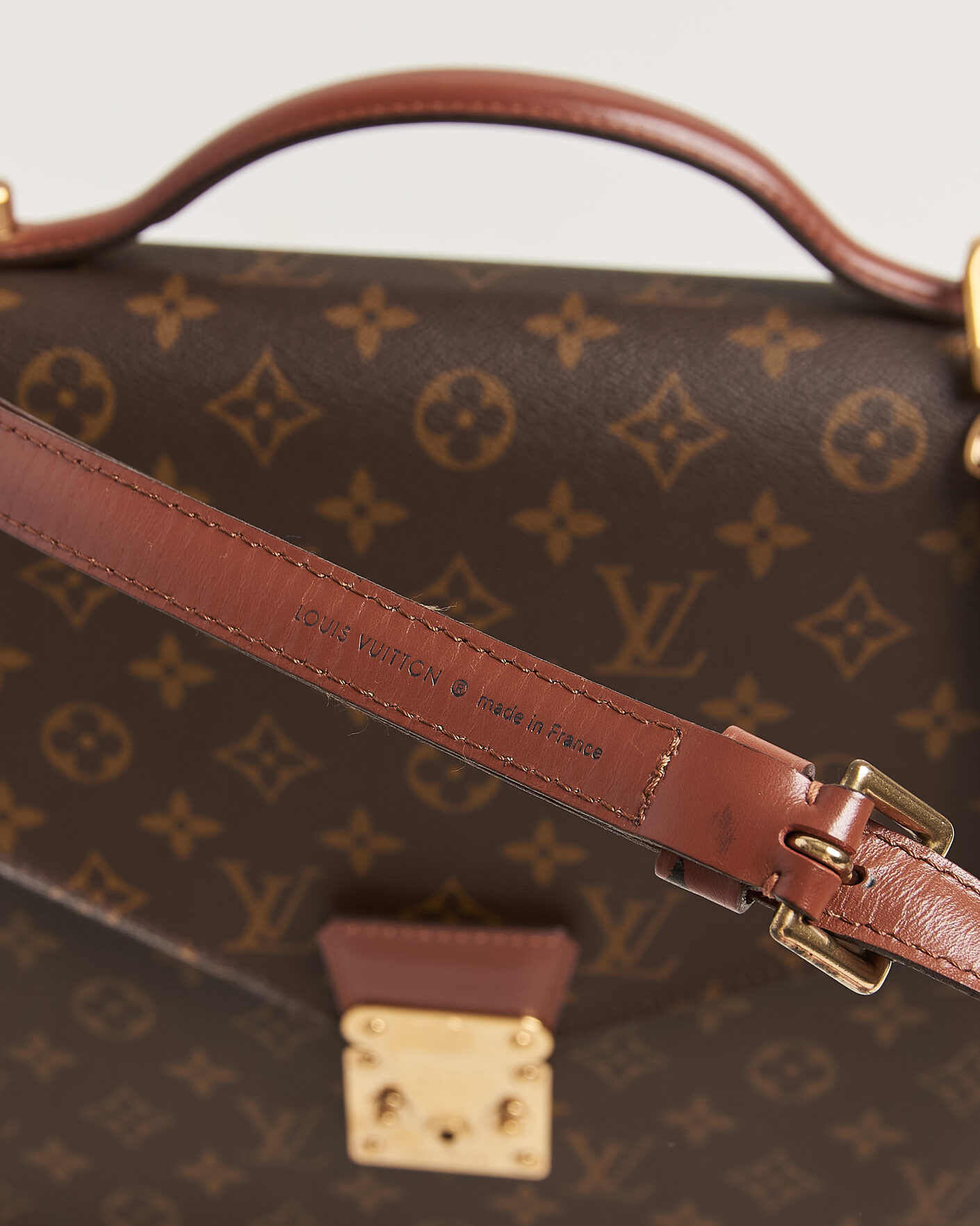 Heren | Pre-Owned & Vintage Bags | Louis Vuitton Pre-Owned | Porte Document Bandouliére Monogram