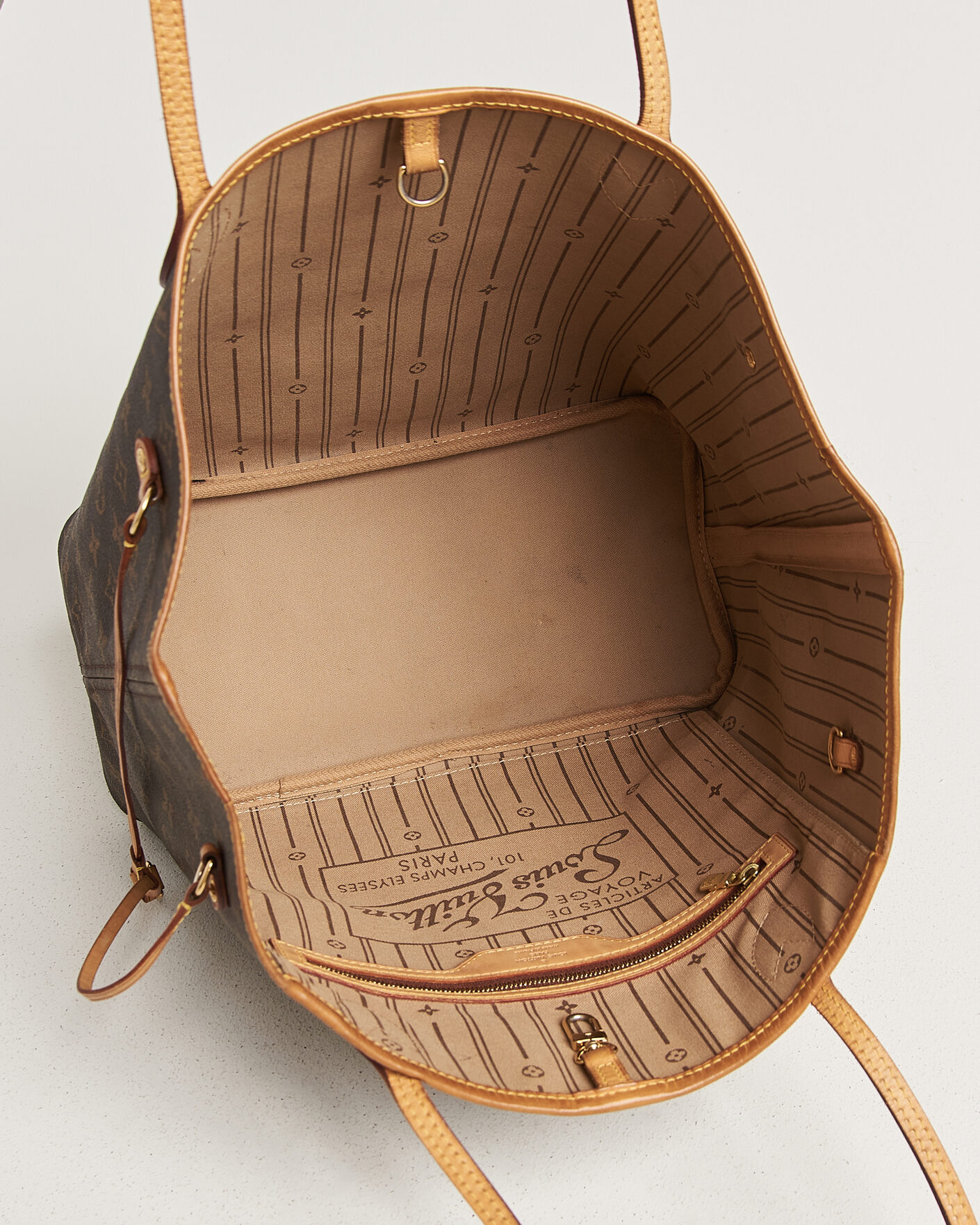 Heren | Pre-Owned & Vintage Bags | Louis Vuitton Pre-Owned | Neverfull MM Monogram