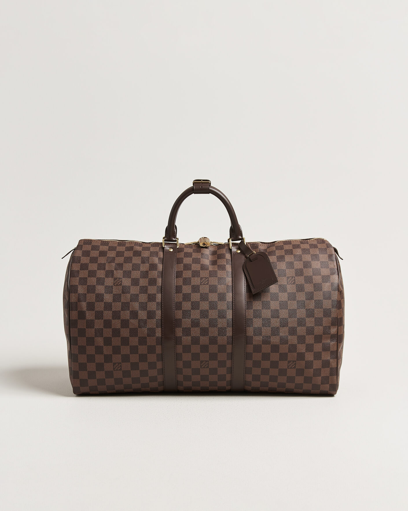 Heren | Pre-Owned & Vintage Bags | Louis Vuitton Pre-Owned | Keepall 50 Damier Ebene