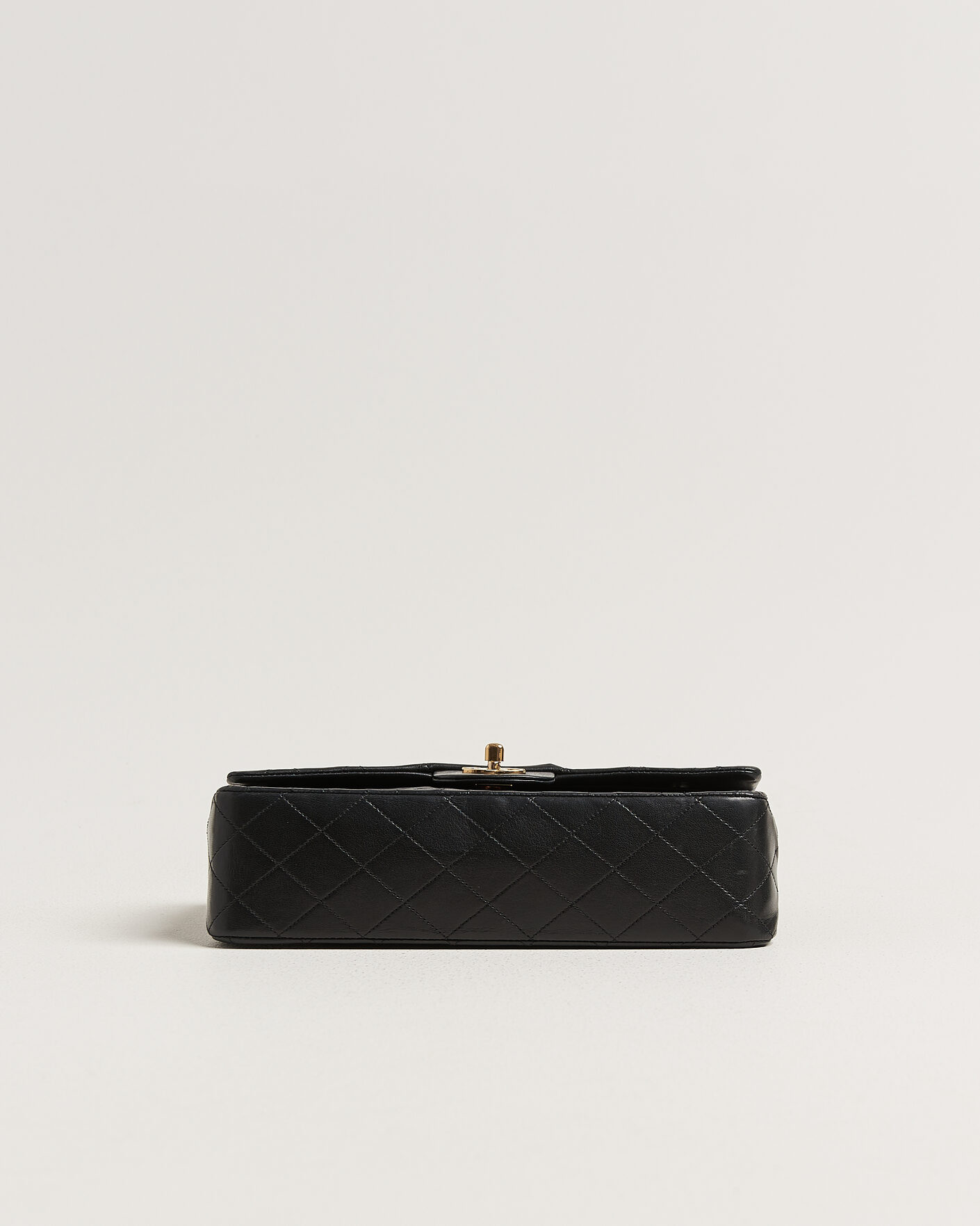Heren | Pre-Owned & Vintage Bags | Chanel Pre-Owned | Classic Medium Double Flap Bag Lambskin Black