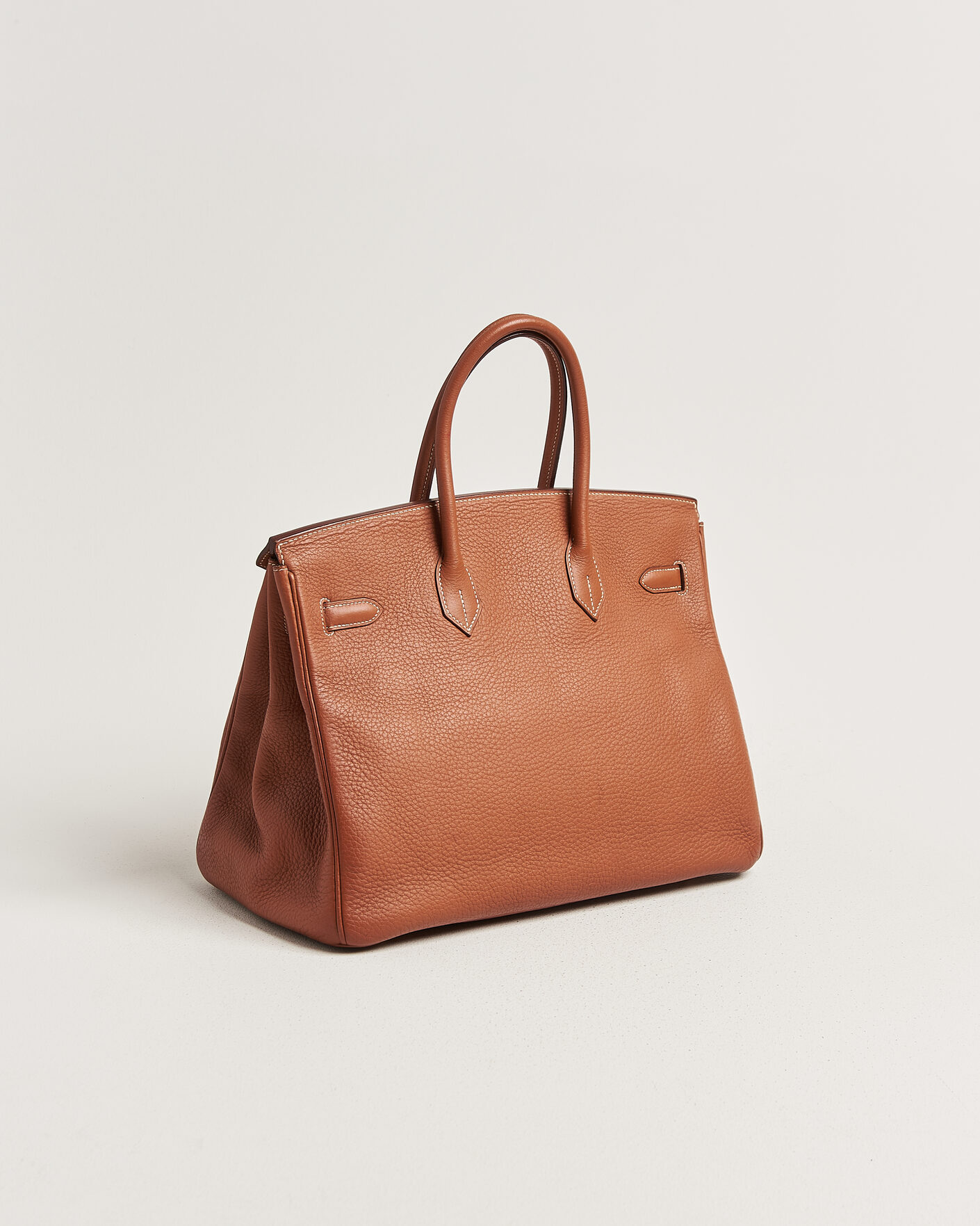 Heren | Pre-Owned & Vintage Bags | Hermès Pre-Owned | Birkin 35 Togo Leather Cognac Brown