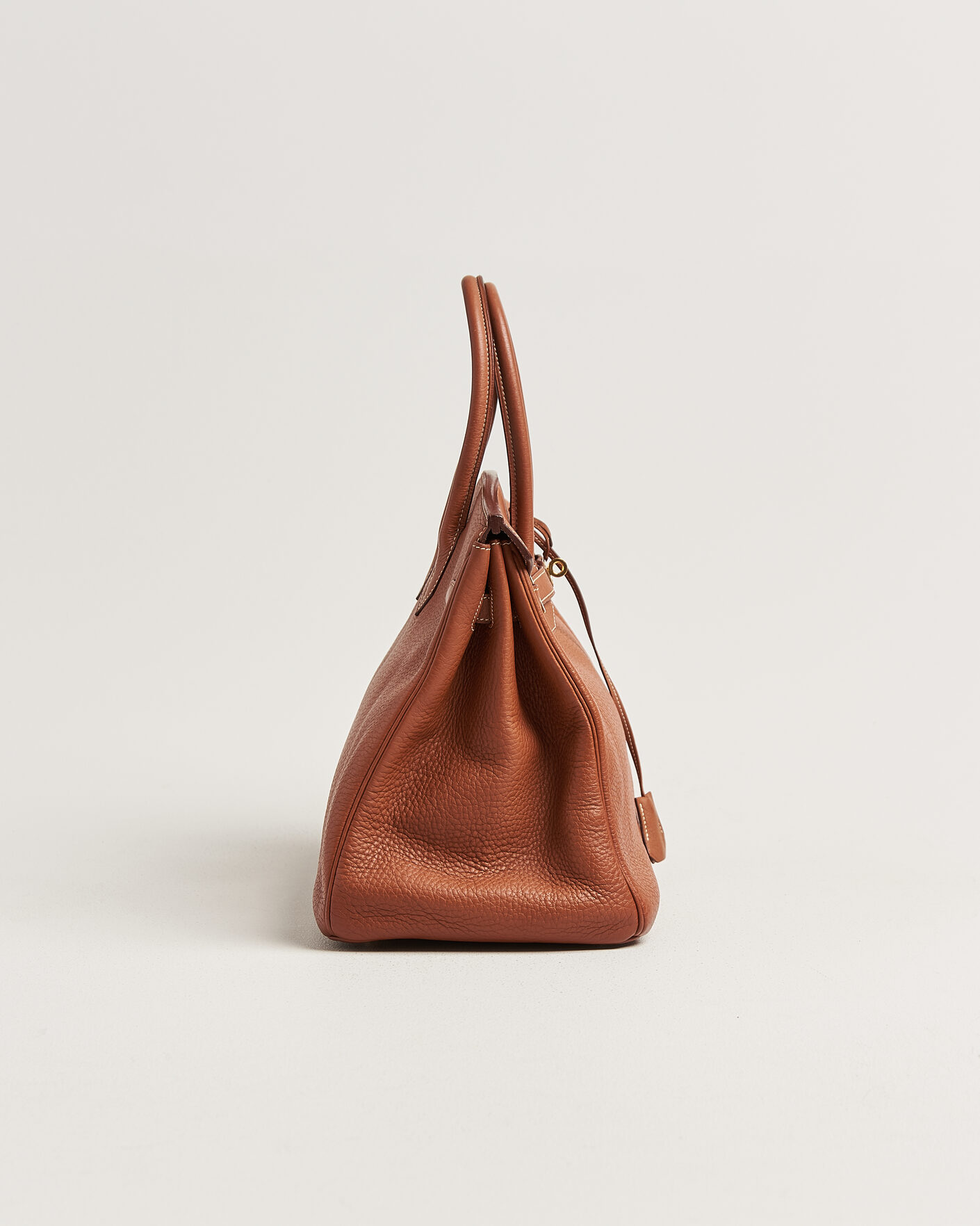 Heren | Pre-Owned & Vintage Bags | Hermès Pre-Owned | Birkin 35 Togo Leather Cognac Brown