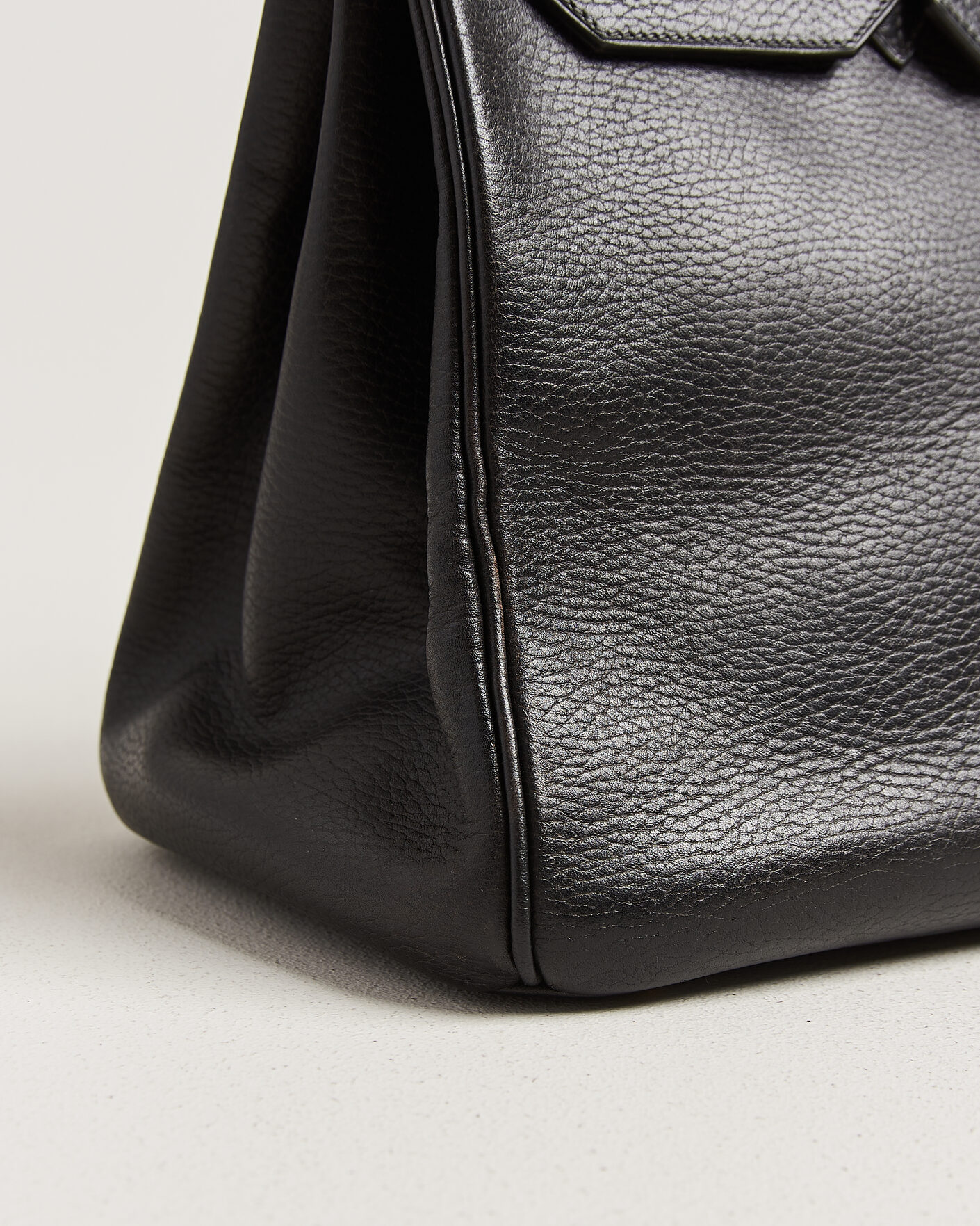 Heren | Pre-Owned & Vintage Bags | Hermès Pre-Owned | Birkin 35 Retourné Ardennes Leather Black