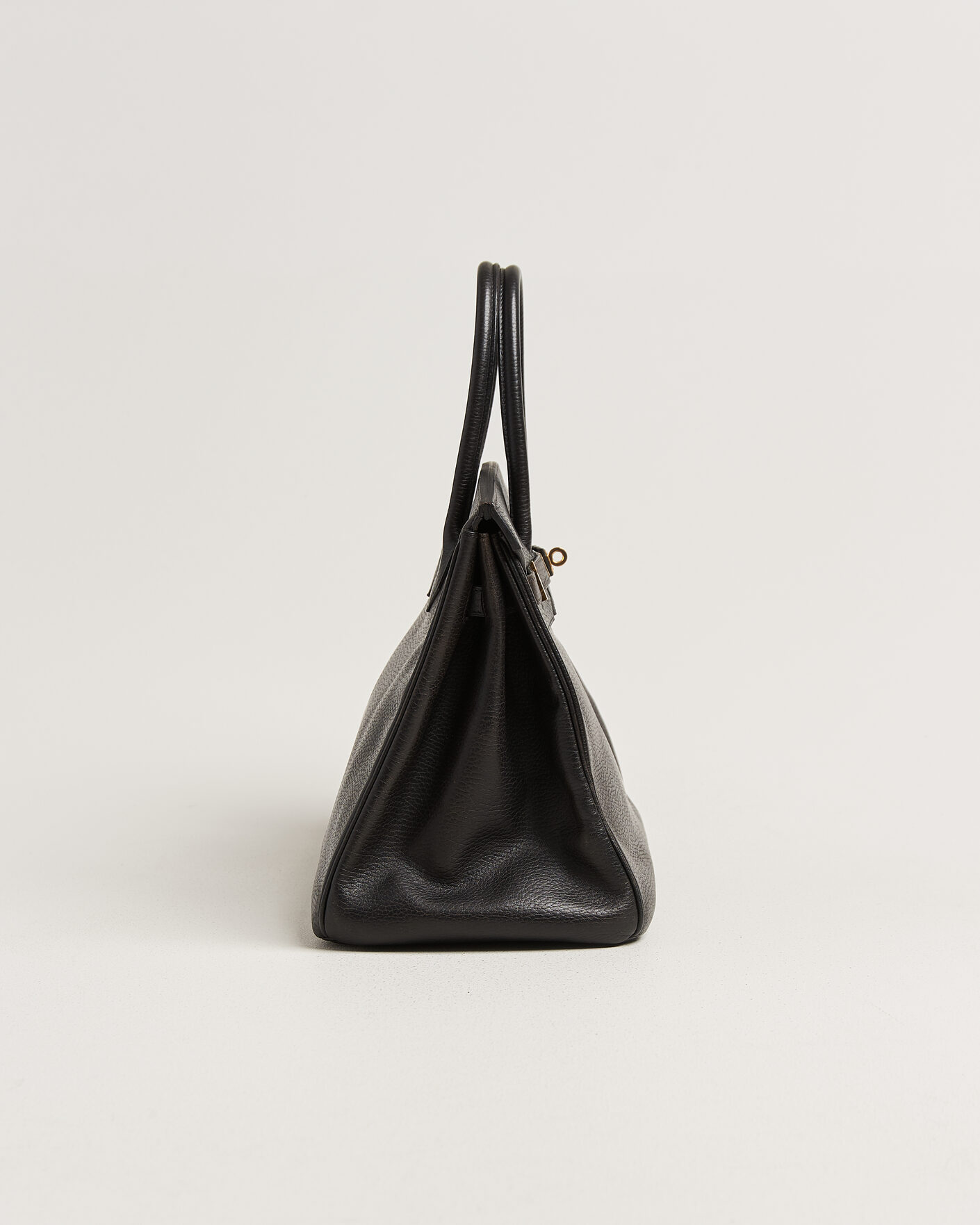 Heren | Pre-Owned & Vintage Bags | Hermès Pre-Owned | Birkin 35 Retourné Ardennes Leather Black