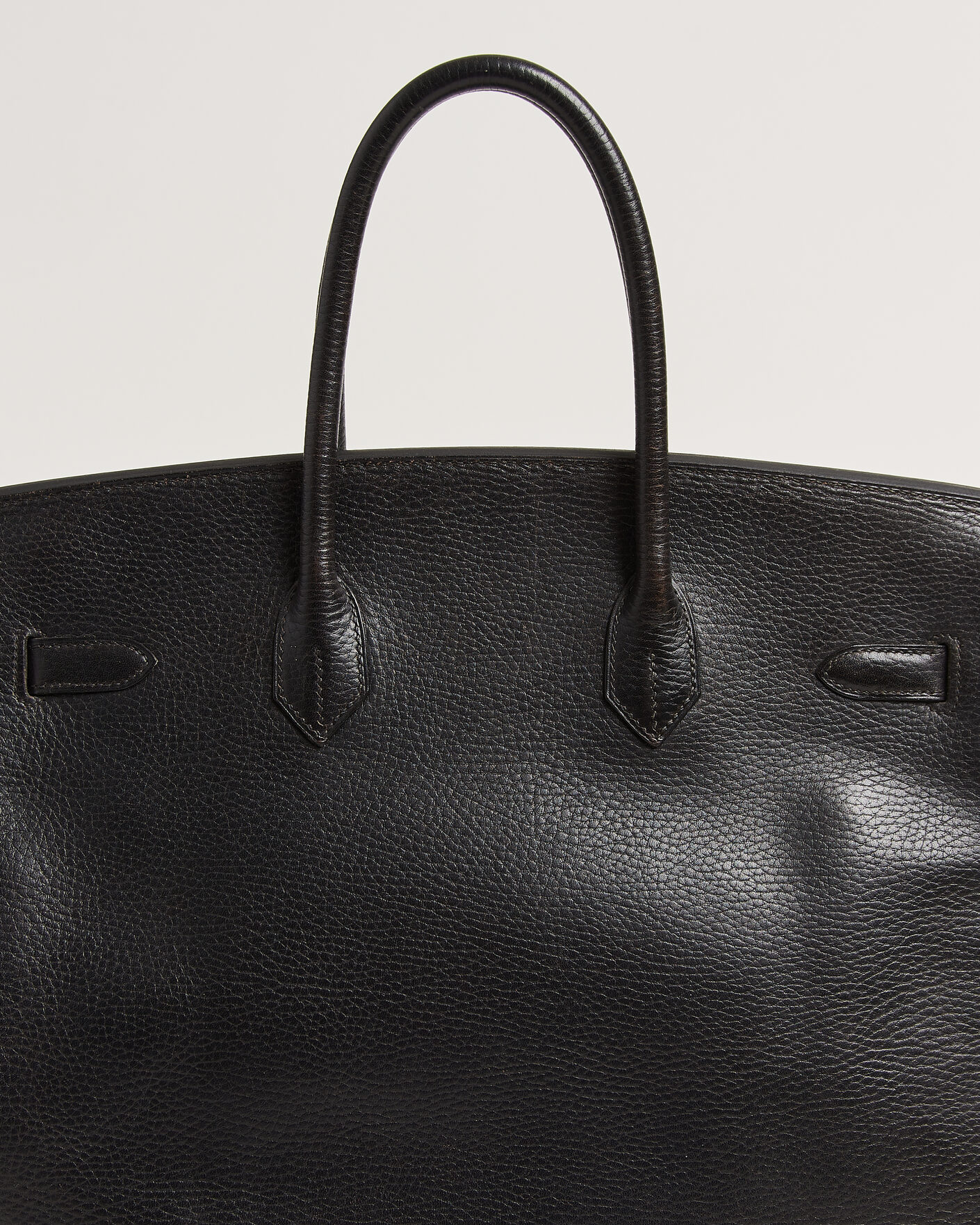 Heren | Pre-Owned & Vintage Bags | Hermès Pre-Owned | Birkin 35 Retourné Ardennes Leather Black