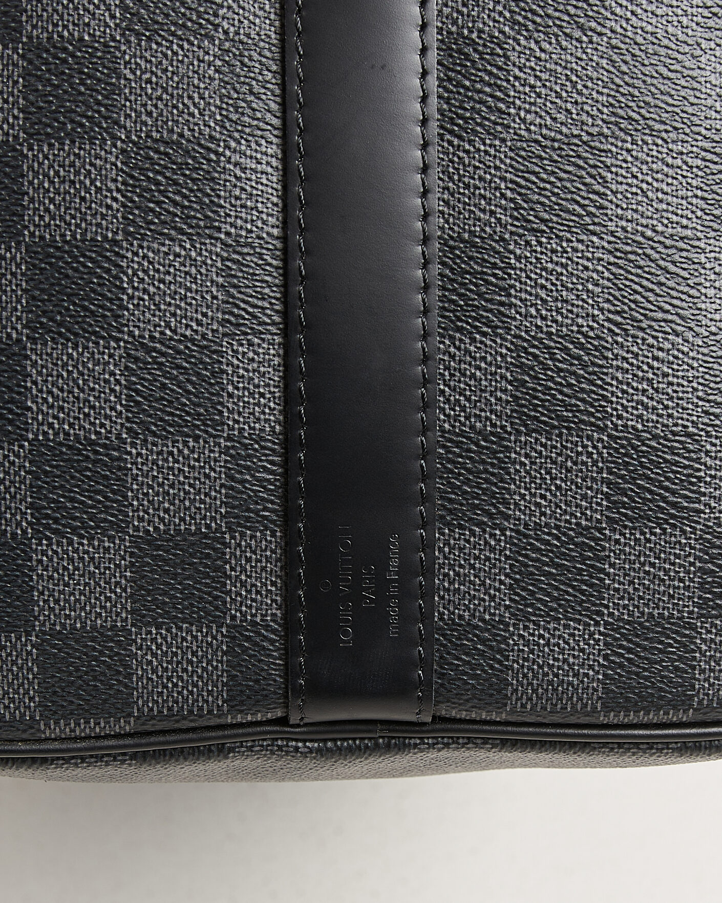 Heren | Pre-Owned & Vintage Bags | Louis Vuitton Pre-Owned | Keepall 45 Bandouliére Damier graphite