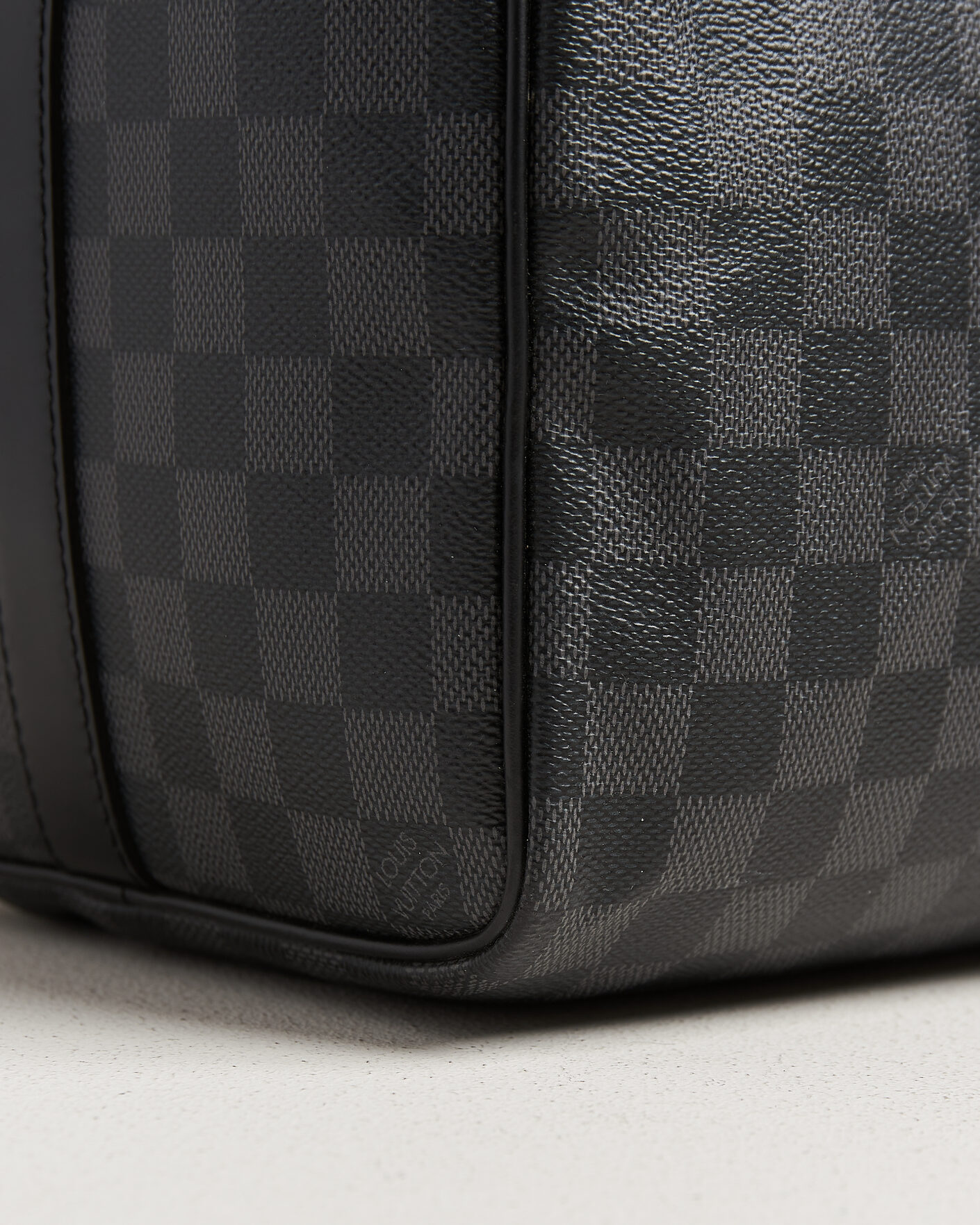 Heren | Pre-Owned & Vintage Bags | Louis Vuitton Pre-Owned | Keepall 45 Bandouliére Damier graphite