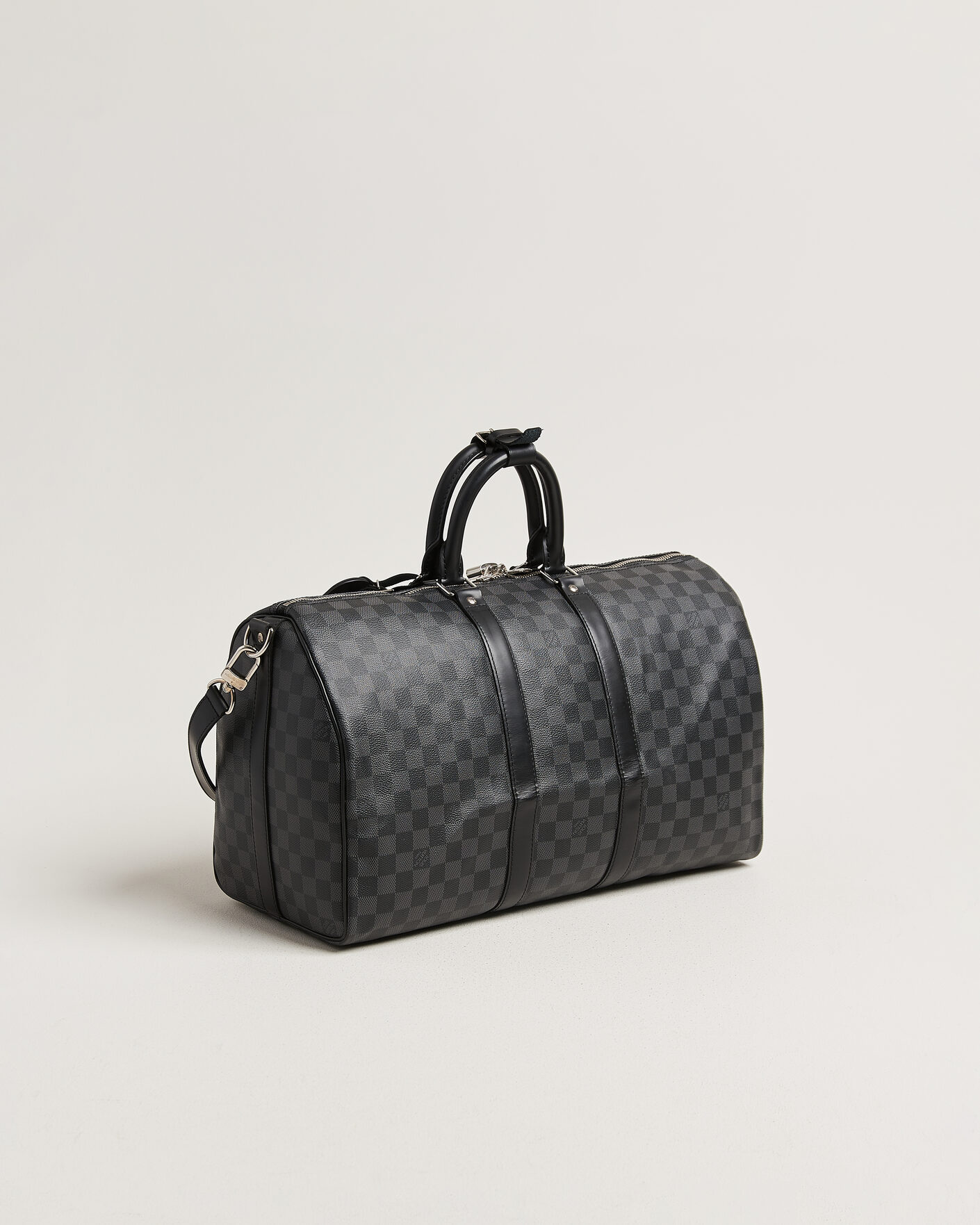 Heren | Pre-Owned & Vintage Bags | Louis Vuitton Pre-Owned | Keepall 45 Bandouliére Damier graphite
