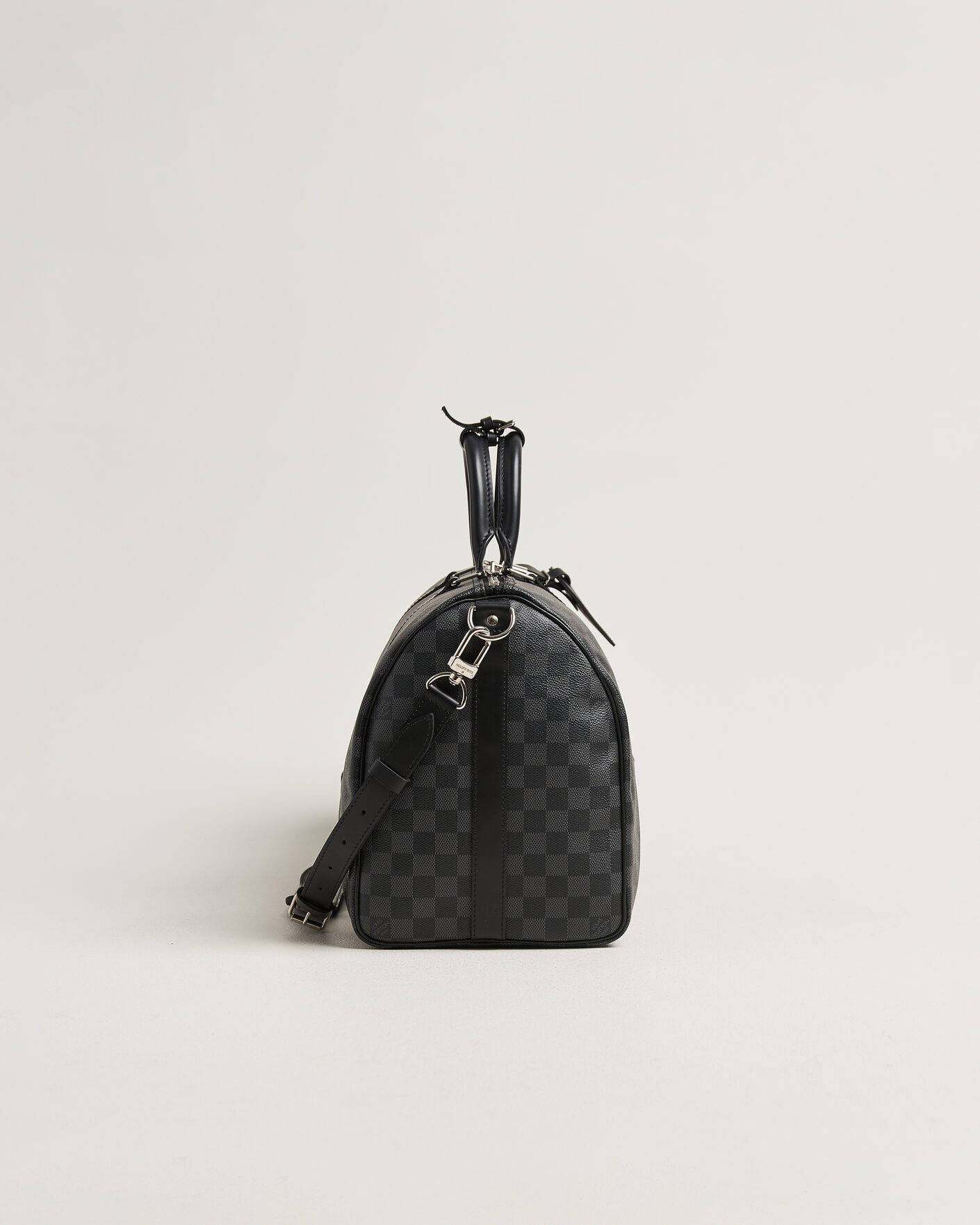 Heren | Pre-Owned & Vintage Bags | Louis Vuitton Pre-Owned | Keepall 45 Bandouliére Damier graphite
