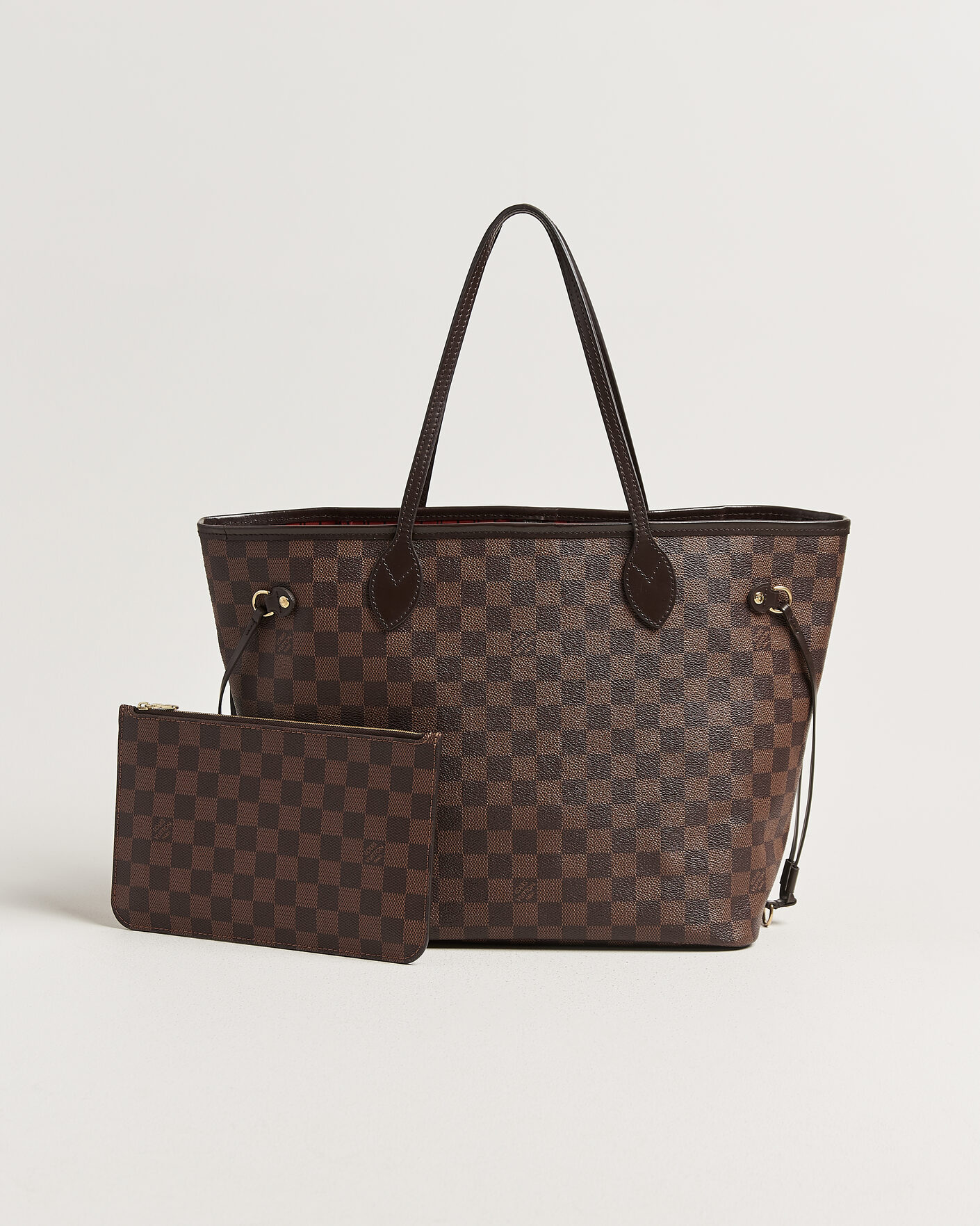 Heren | Pre-Owned & Vintage Bags | Louis Vuitton Pre-Owned | Neverfull MM Damier Ebene
