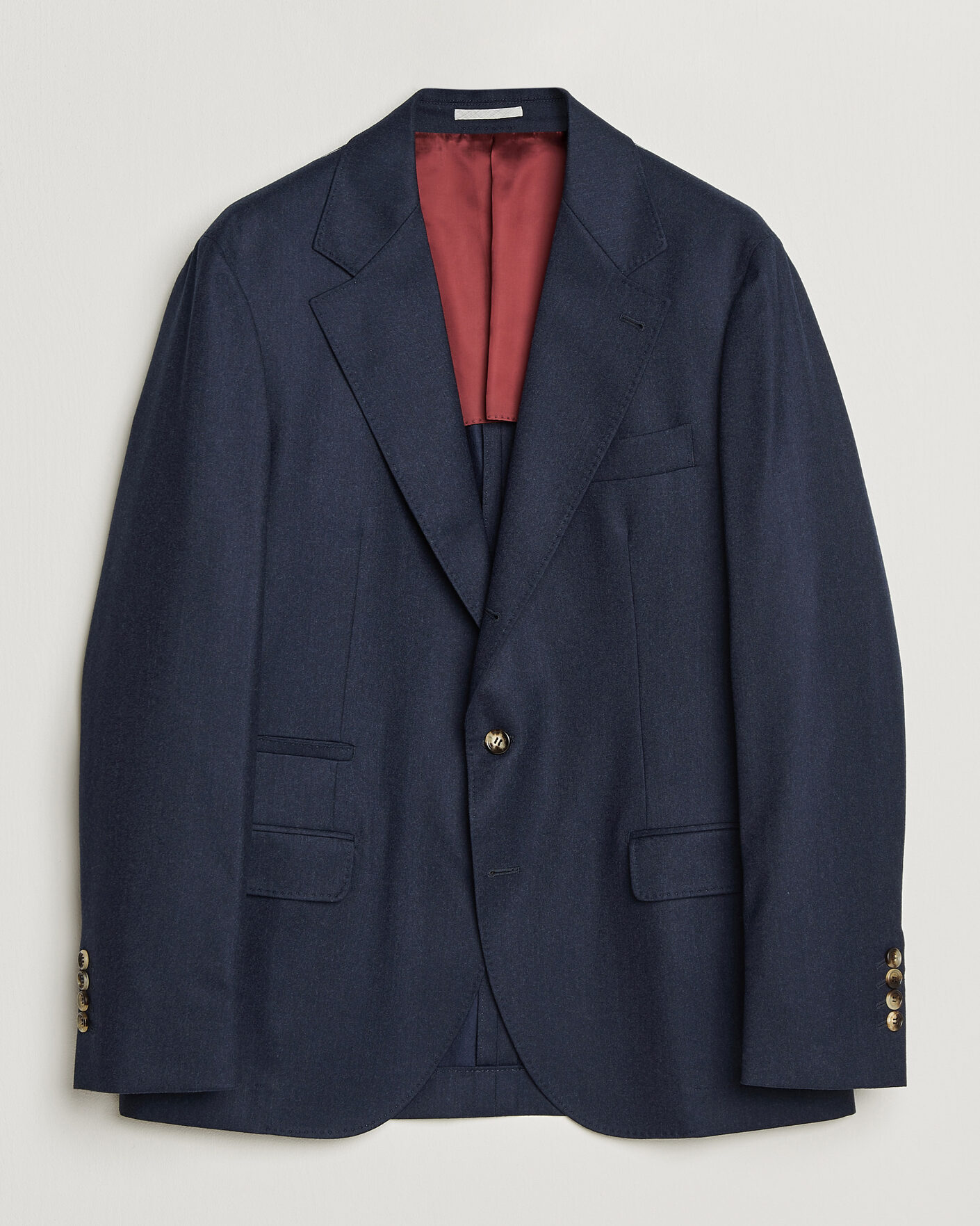Heren | Blazers | Brunello Cucinelli | Wool Flannel Blazzer Navy