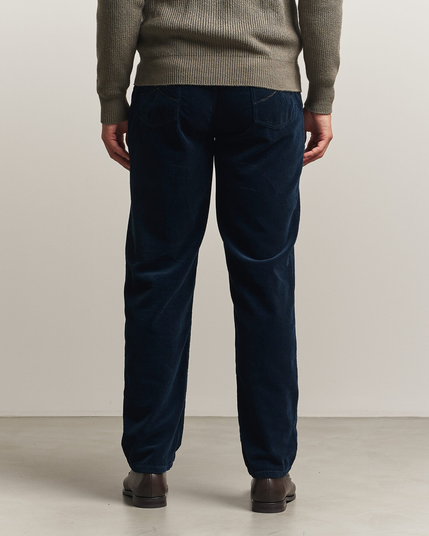 Heren | Broeken | Brunello Cucinelli | Leisure Fit Corduroy 5-Pocket Pants Navy