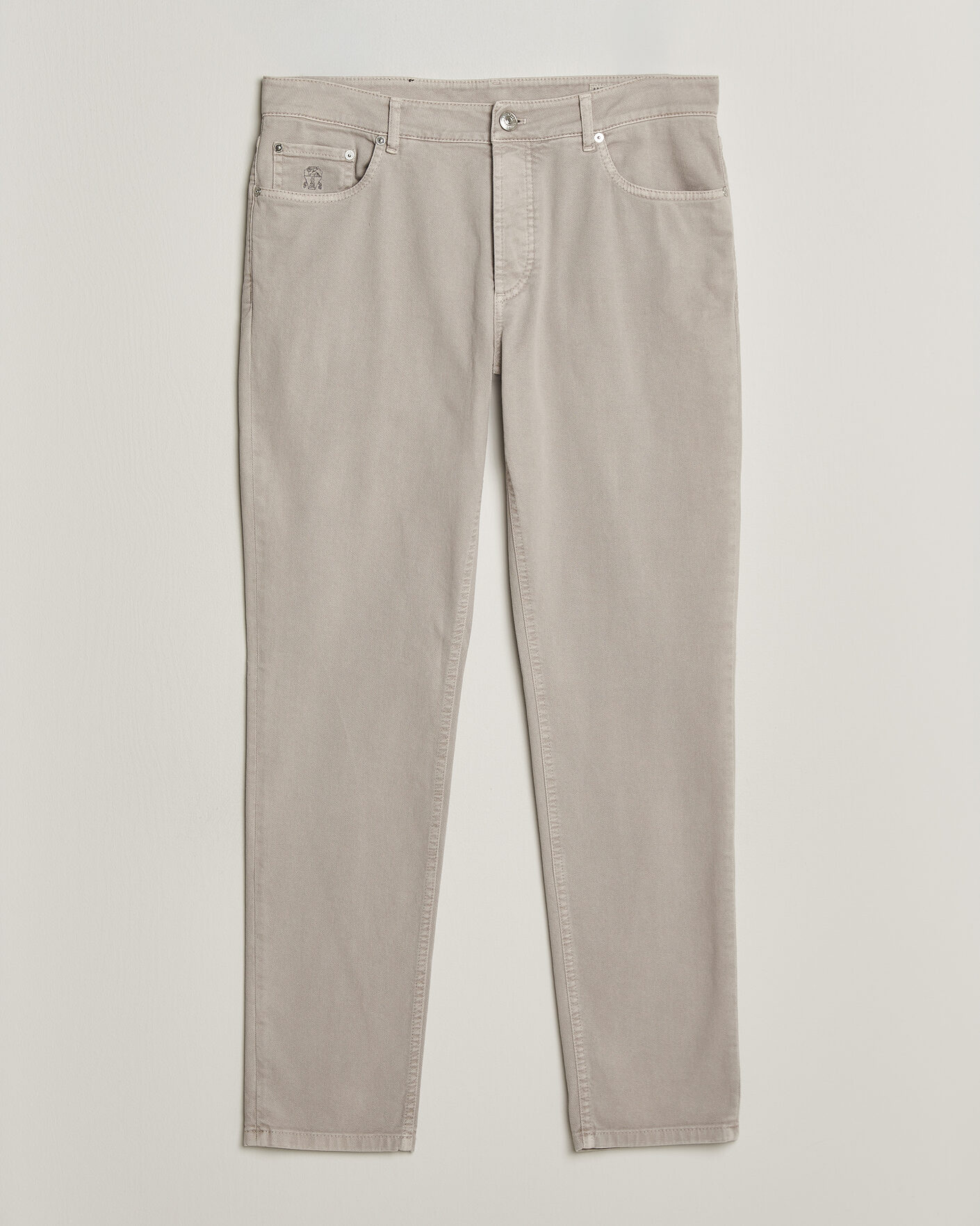 Heren | Broeken | Brunello Cucinelli | Slim Fit Bull Denim Pants Beige