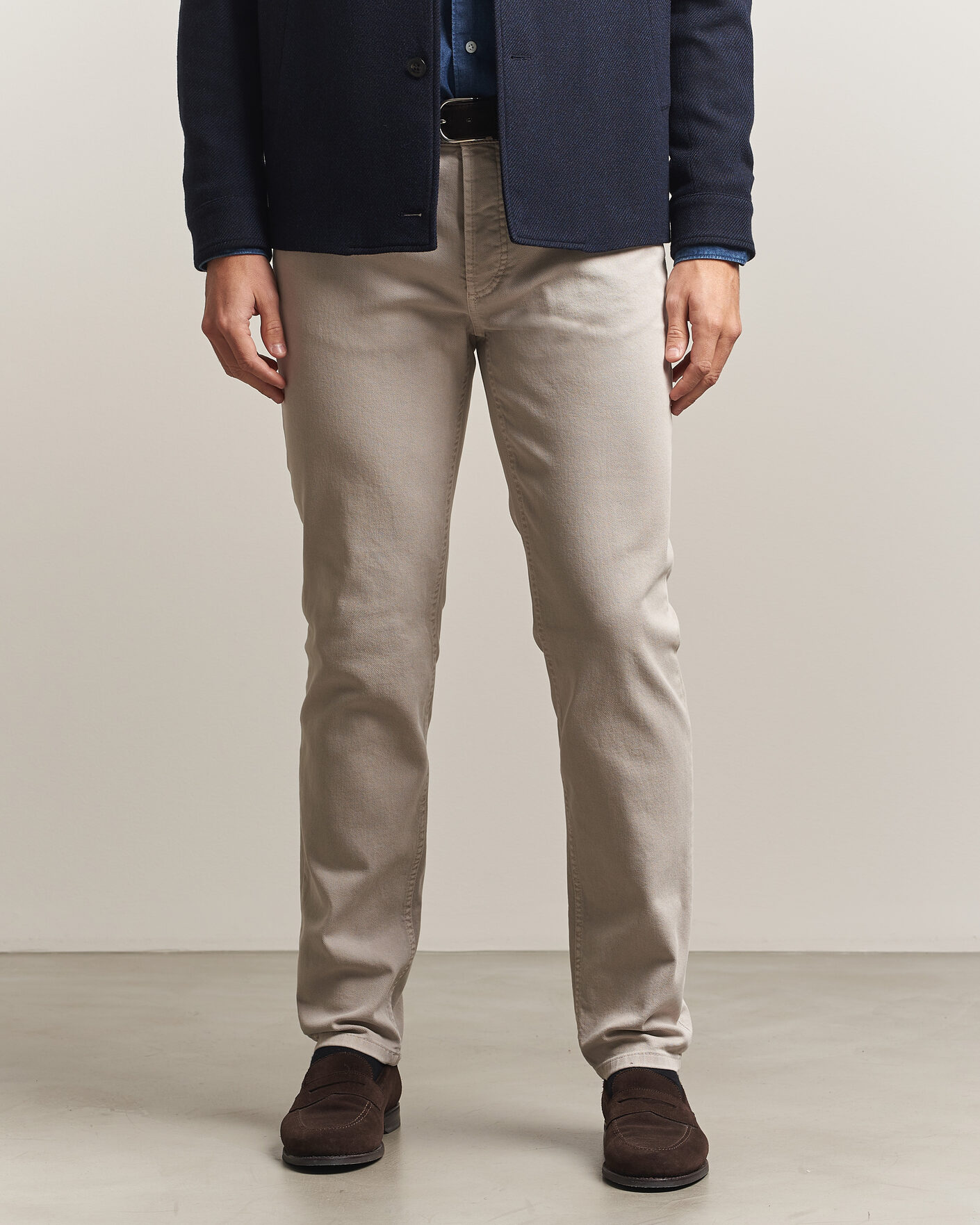Heren | Broeken | Brunello Cucinelli | Slim Fit Bull Denim Pants Beige