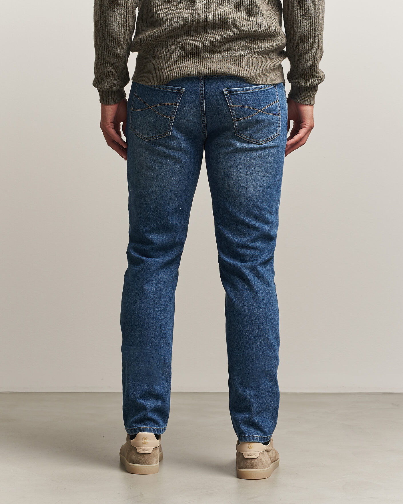 Heren | Broeken | Brunello Cucinelli | Traditional Fit Jeans Medium Wash