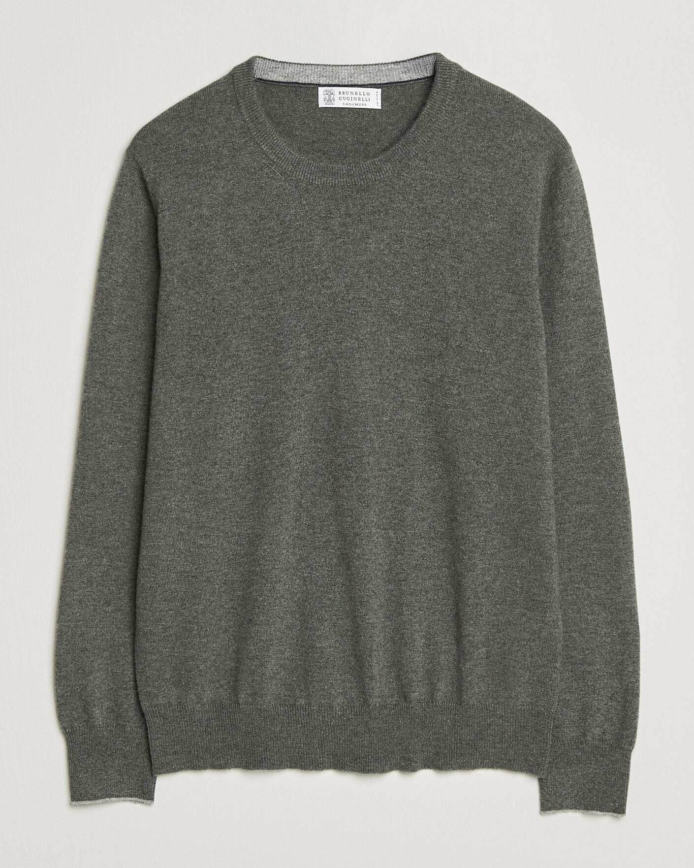 Heren | Truien | Brunello Cucinelli | 2 Ply Cashmere Pullover Forest Green
