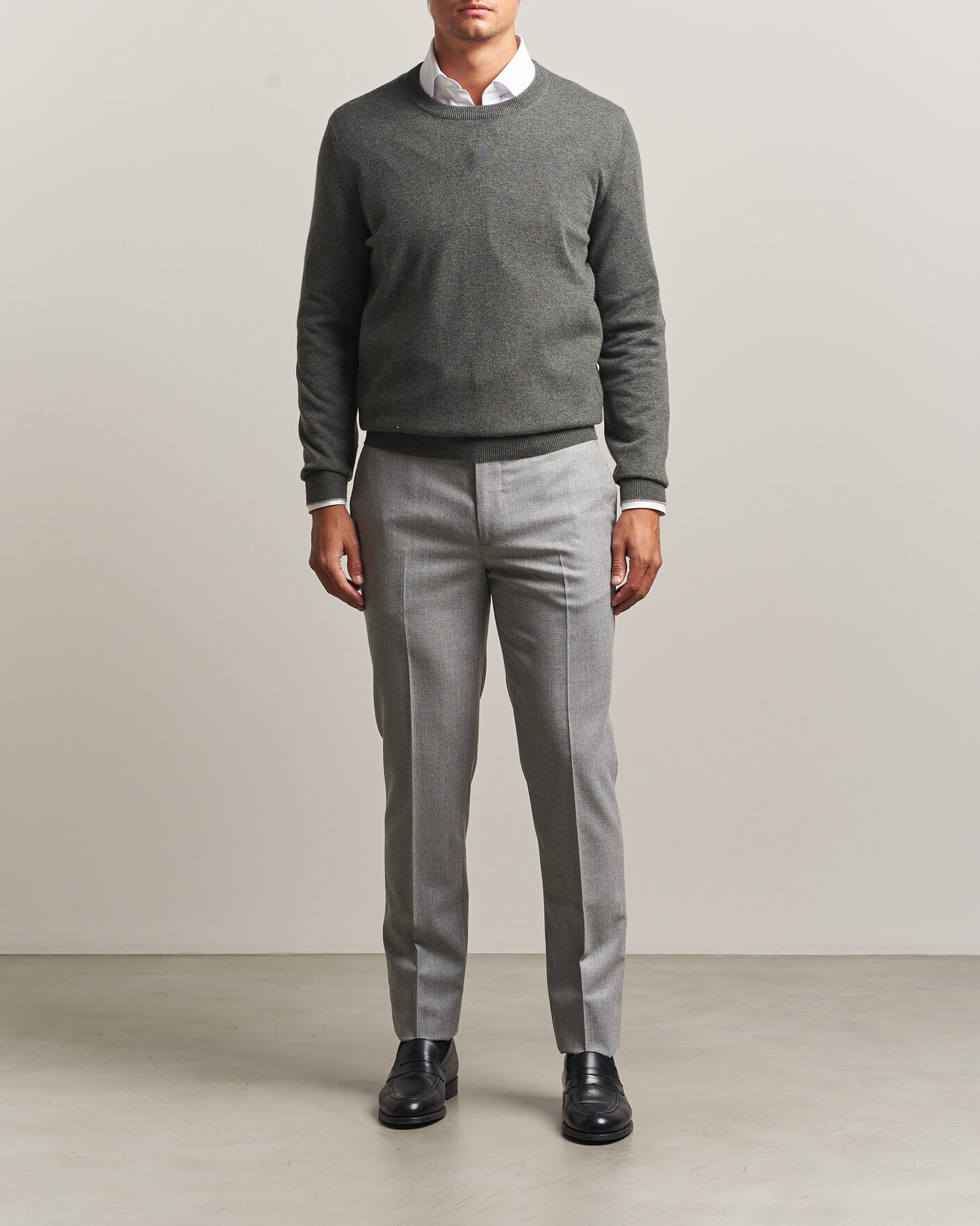 Heren | Truien | Brunello Cucinelli | 2 Ply Cashmere Pullover Forest Green