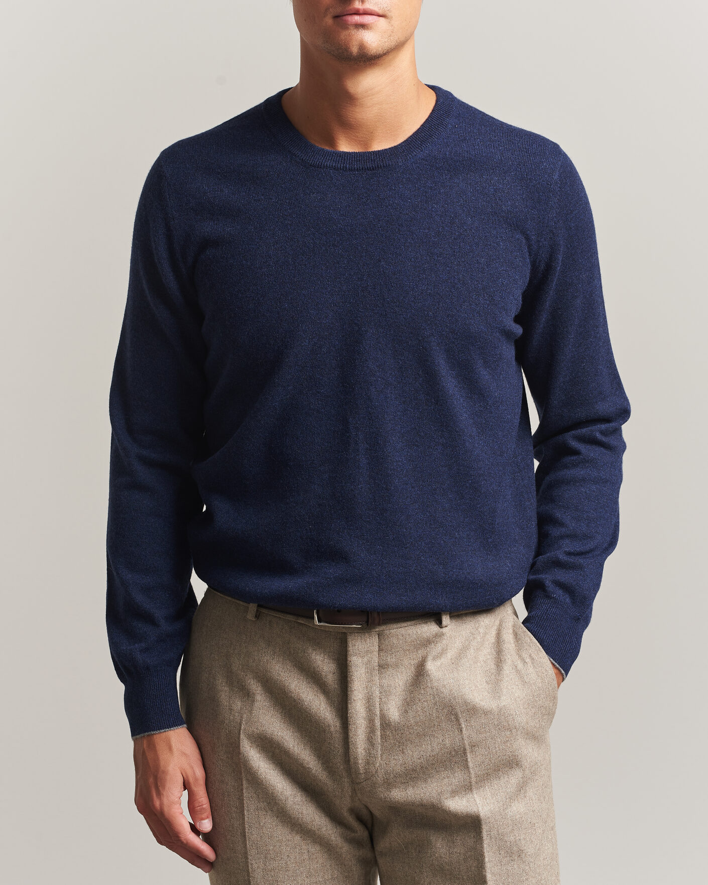 Heren | Truien | Brunello Cucinelli | 2 Ply Cashmere Pullover Marine