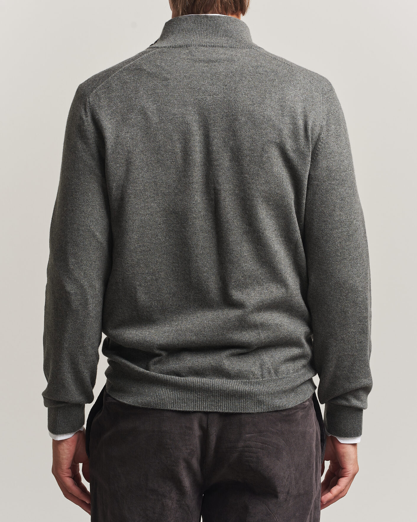 Heren | Truien | Brunello Cucinelli | 2 Ply Cashmere Half Zip Forest Green