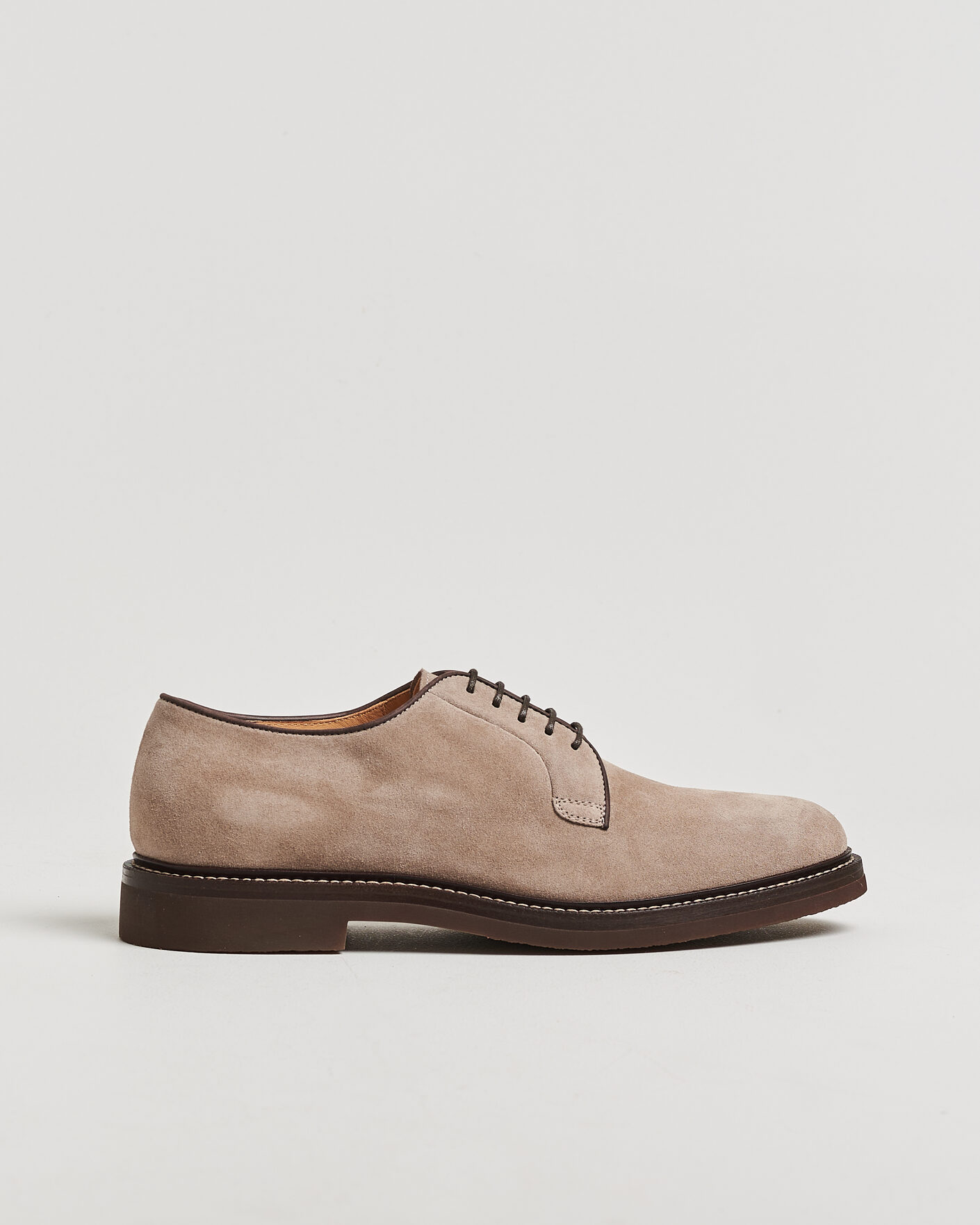 Heren | Derby schoenen | Brunello Cucinelli | Plain Toe Derby Sand