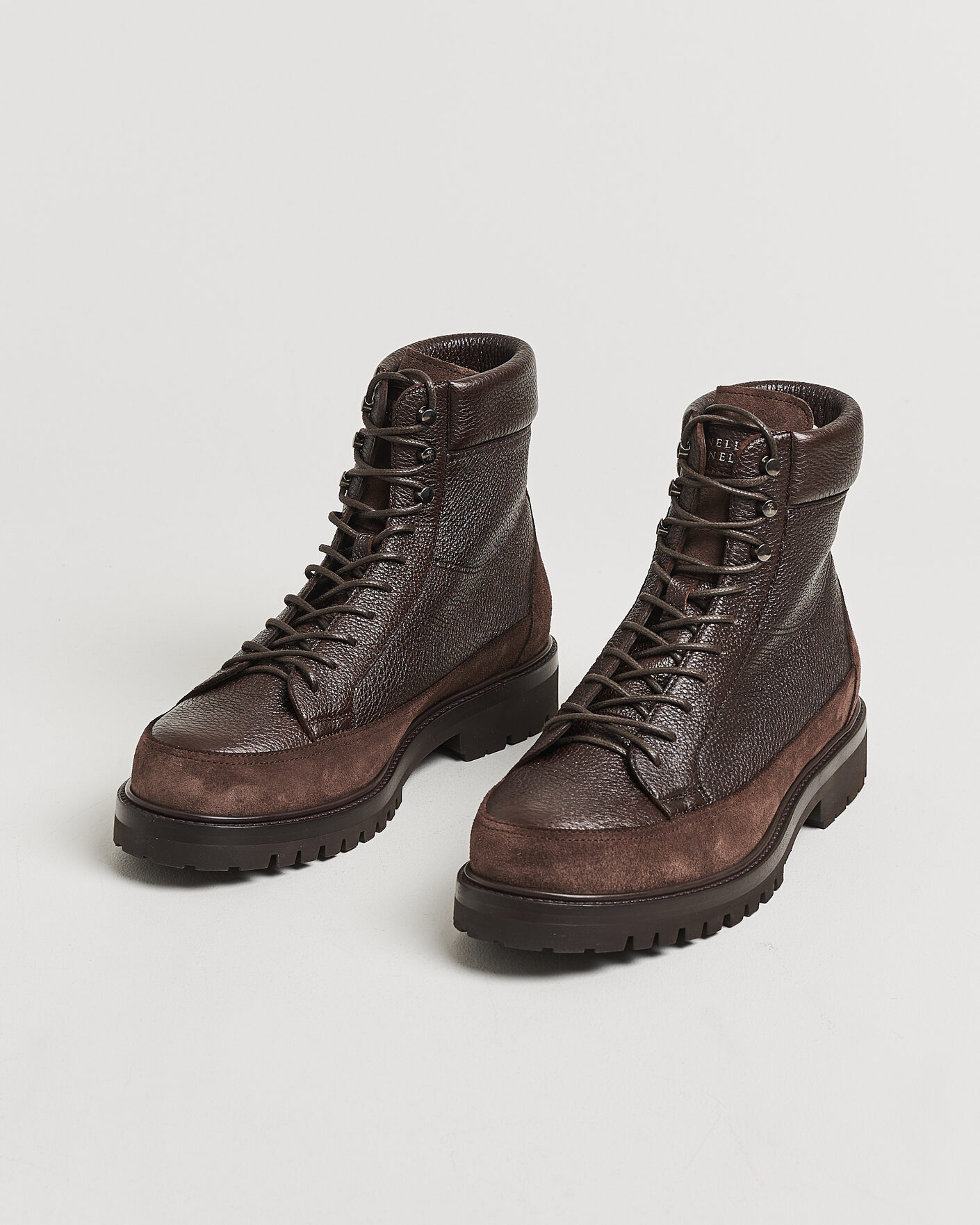 Heren | Laarzen | Brunello Cucinelli | Lace Up Boots Dark Brown