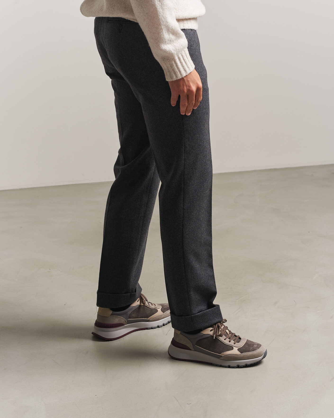 Heren | Sneakers | Brunello Cucinelli | Running Sneakers Grey