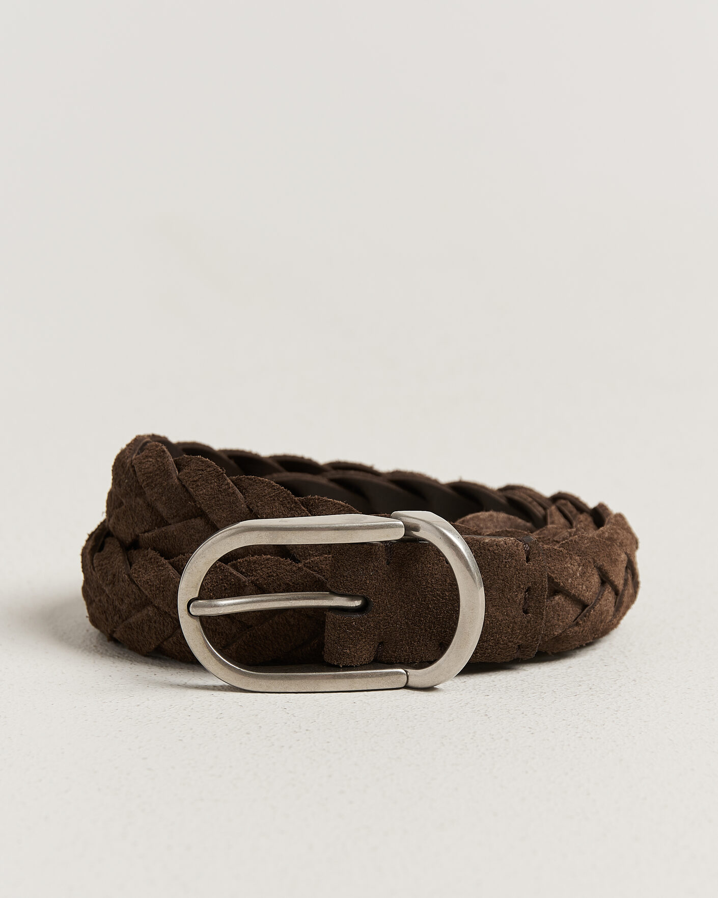 Heren | Riemen | Brunello Cucinelli | Suede Belt Dark Brown
