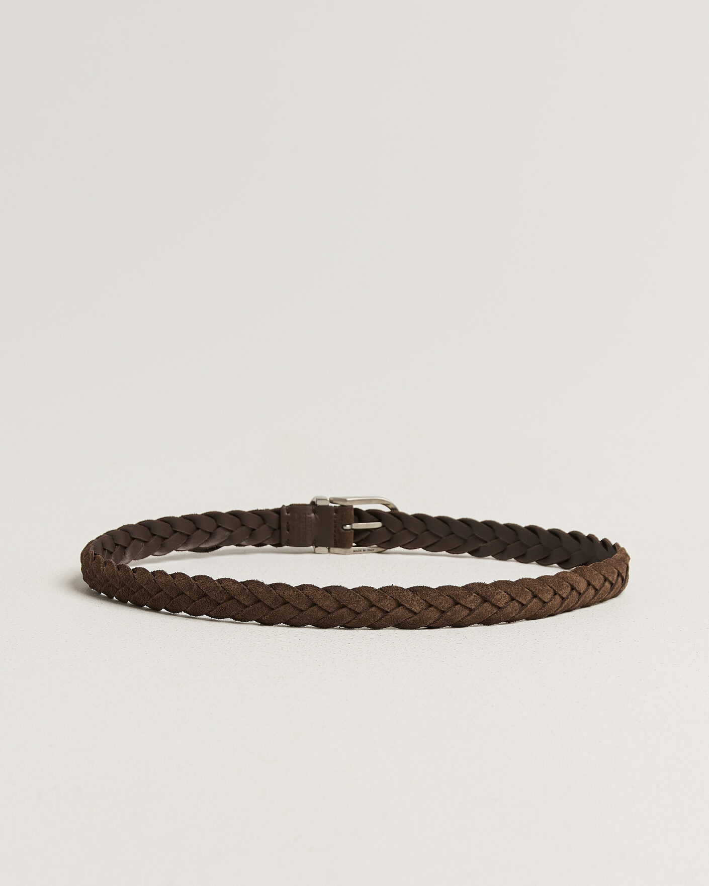 Heren | Riemen | Brunello Cucinelli | Suede Belt Dark Brown
