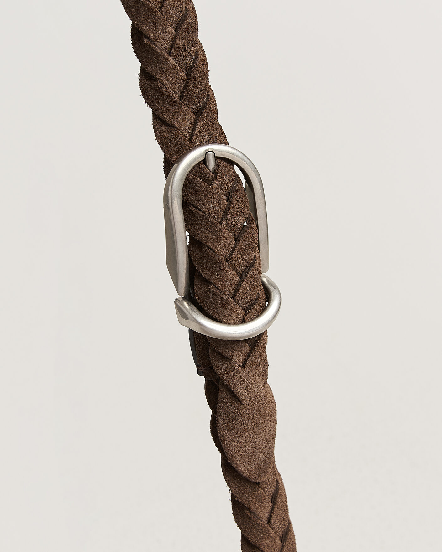 Heren | Riemen | Brunello Cucinelli | Suede Belt Dark Brown