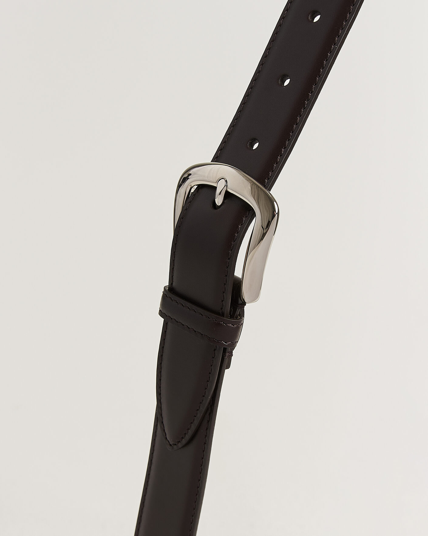 Heren | Riemen | Brunello Cucinelli | Calf Leather Belt Dark Brown