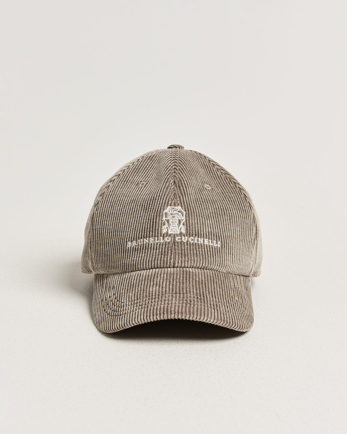 Heren | Hoeden en petten | Brunello Cucinelli | Corduroy Baseball Cap Taupe
