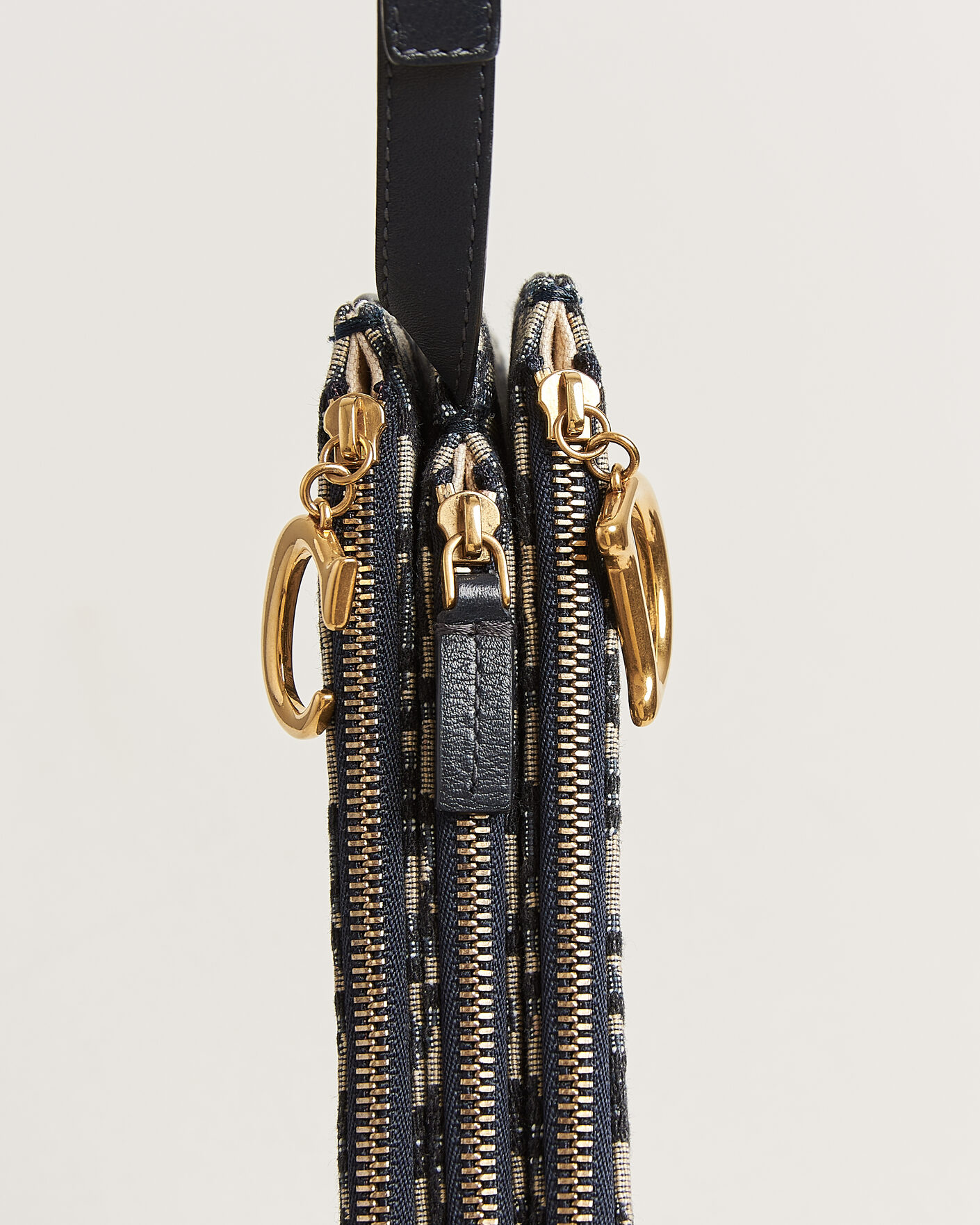 Heren | Pre-Owned & Vintage Bags | Dior Pre-Owned | Saddle Oblique Rodeo Trio Pouch Blue