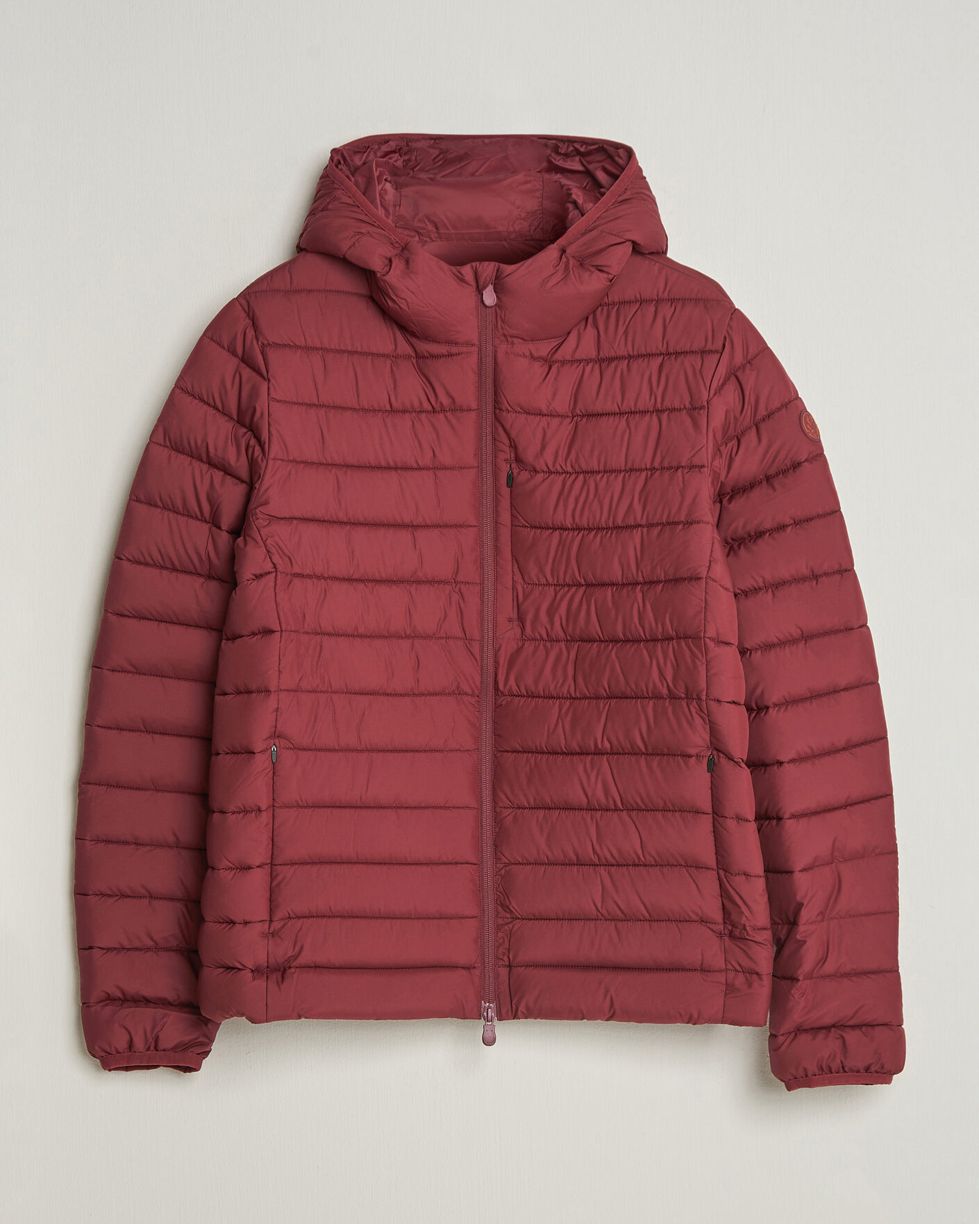 Heren | Jassen | Save The Duck | Juncus Matt Lightweight Hood Jacket Wine Red